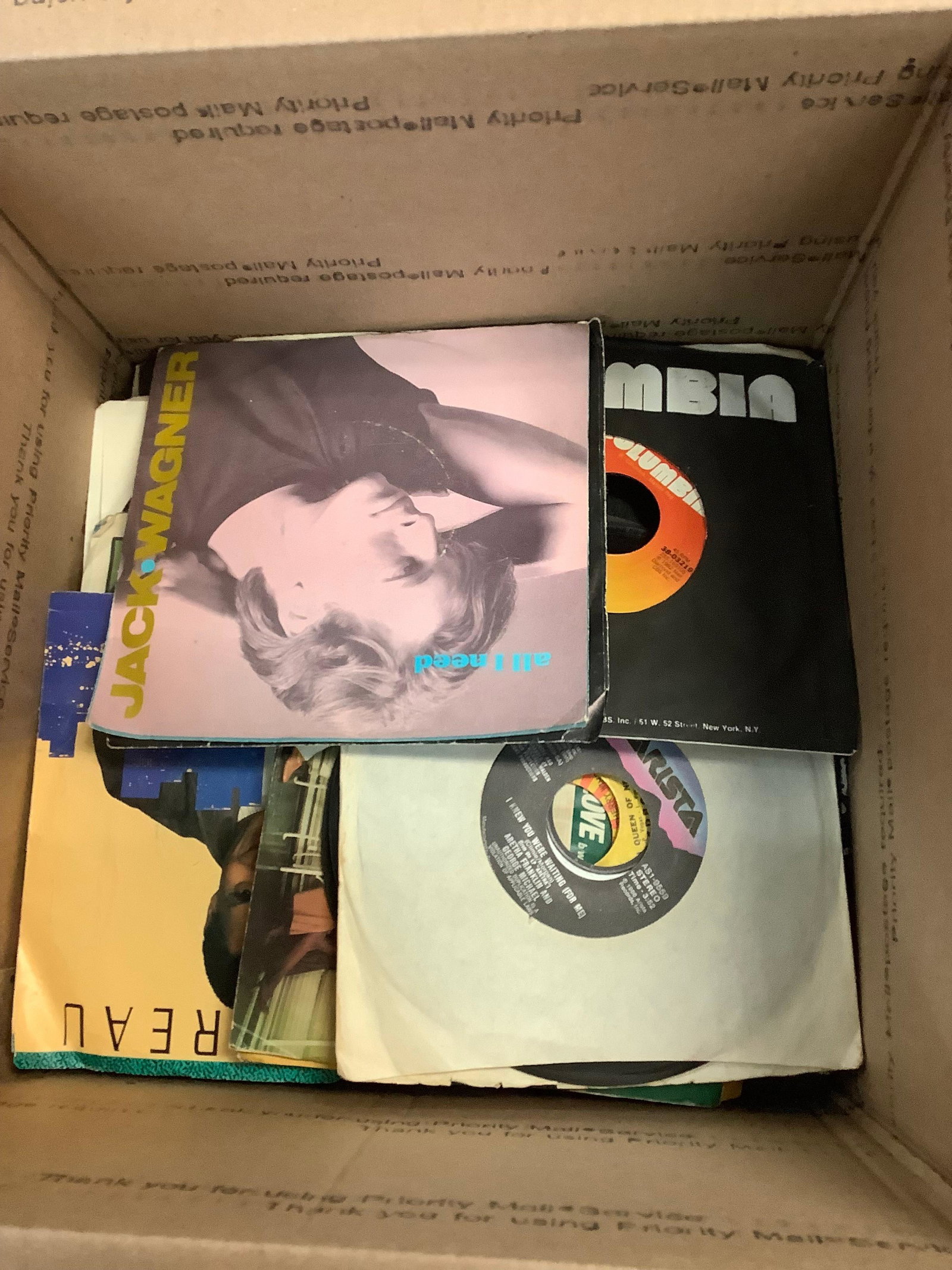 Lots of soul and 45' CDs with Columbia, jack Wagner and more: Lots of soul and 45' CDs with Columbia, jack Wagner and more