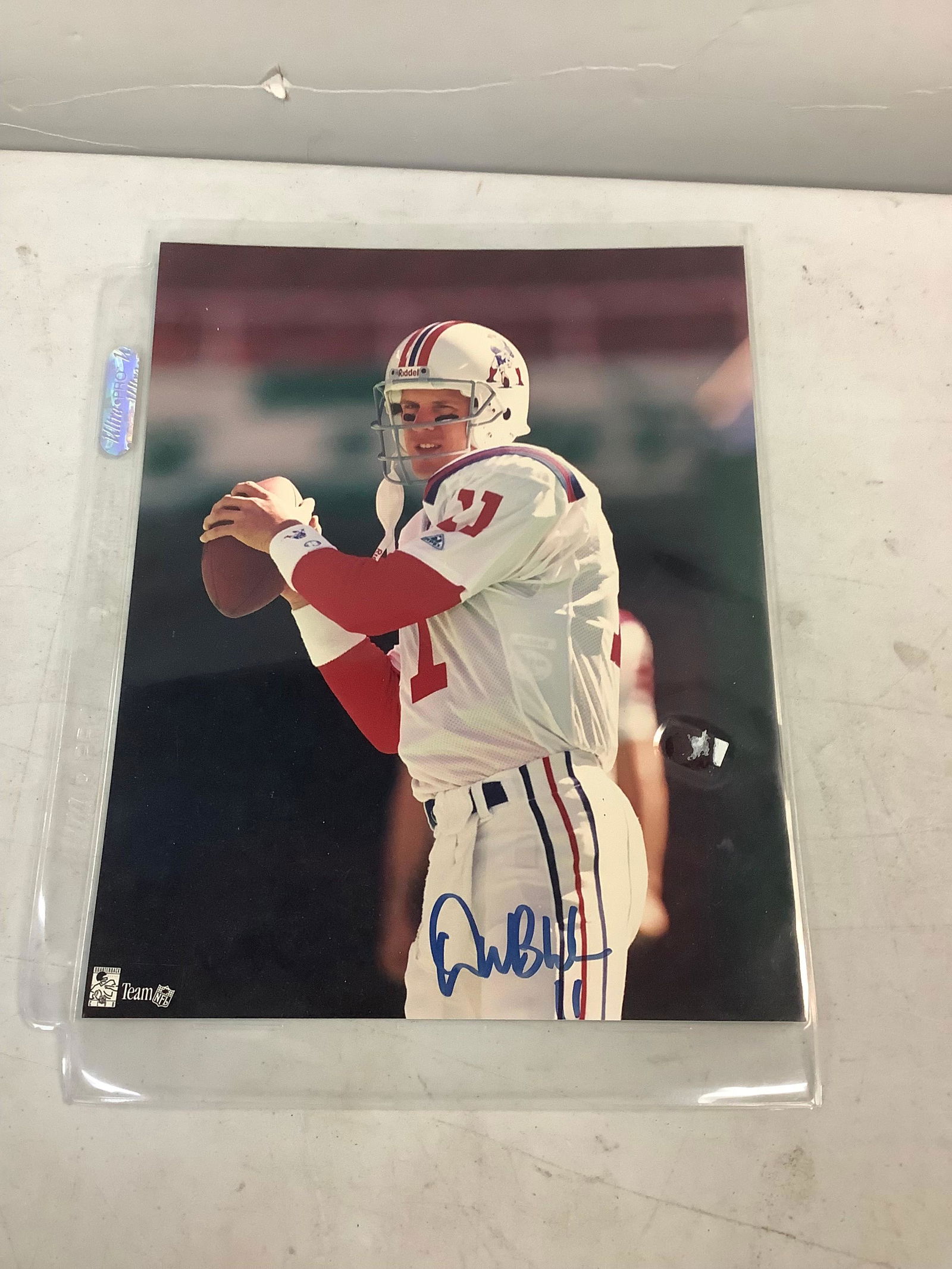 Signed Football picture 10X8 (1 of 1)