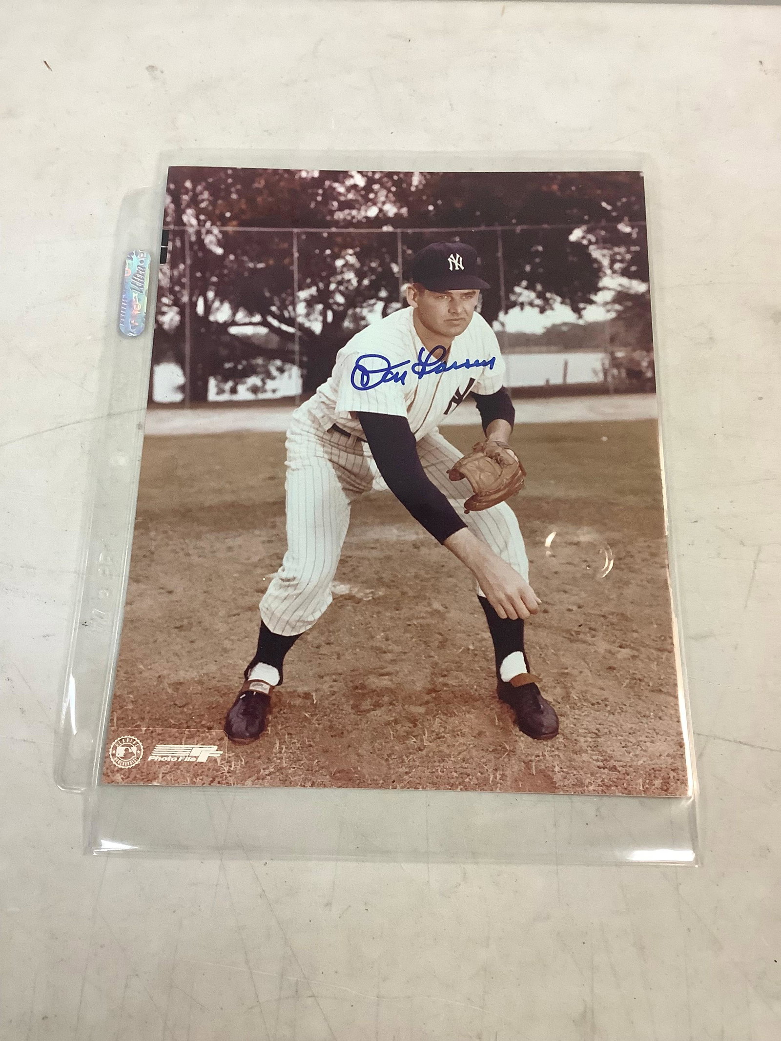 Signed Baseball picture 10x8" (1 of 1)