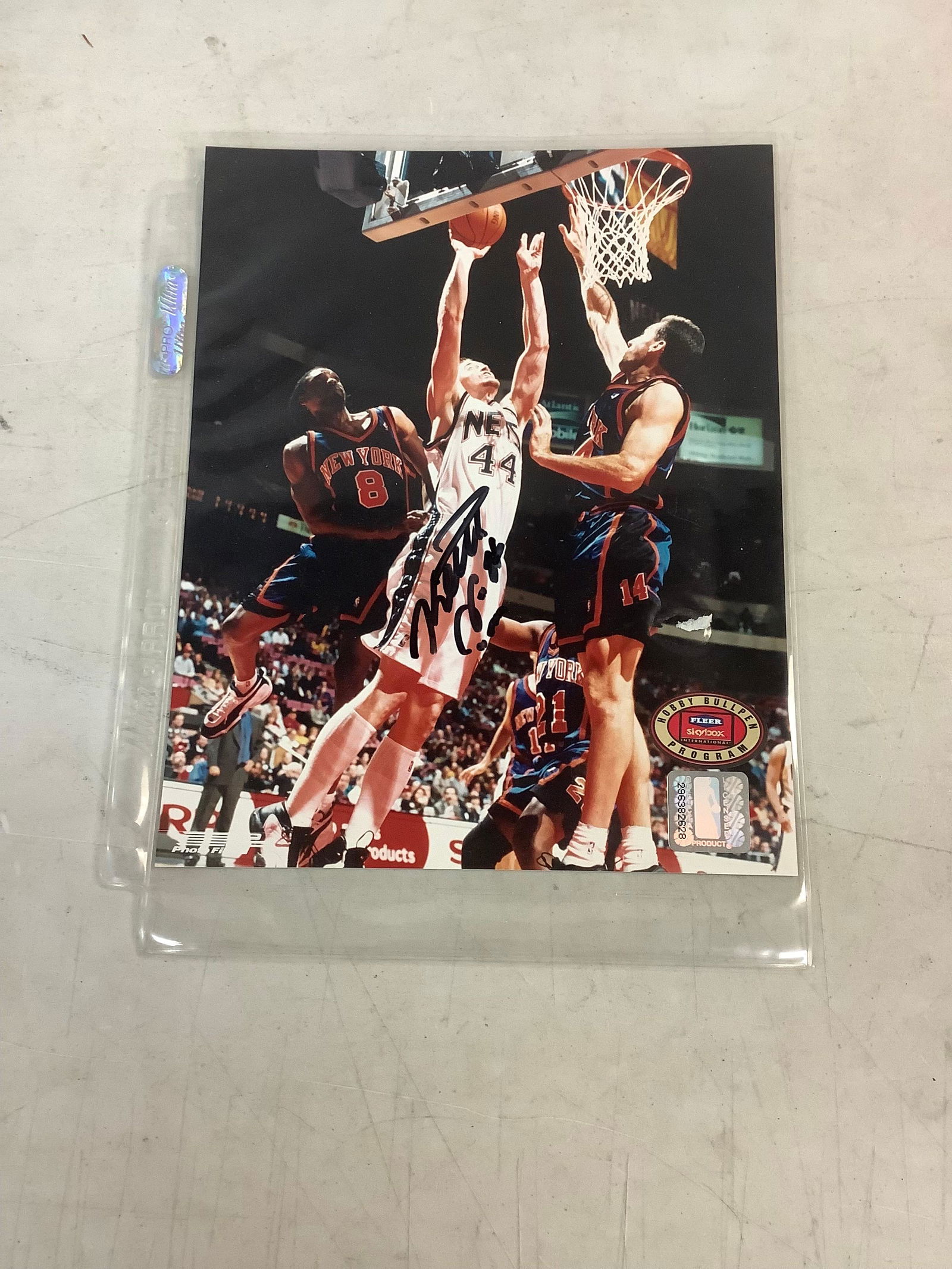 Signed Basketball picture 10x8" (1 of 1)