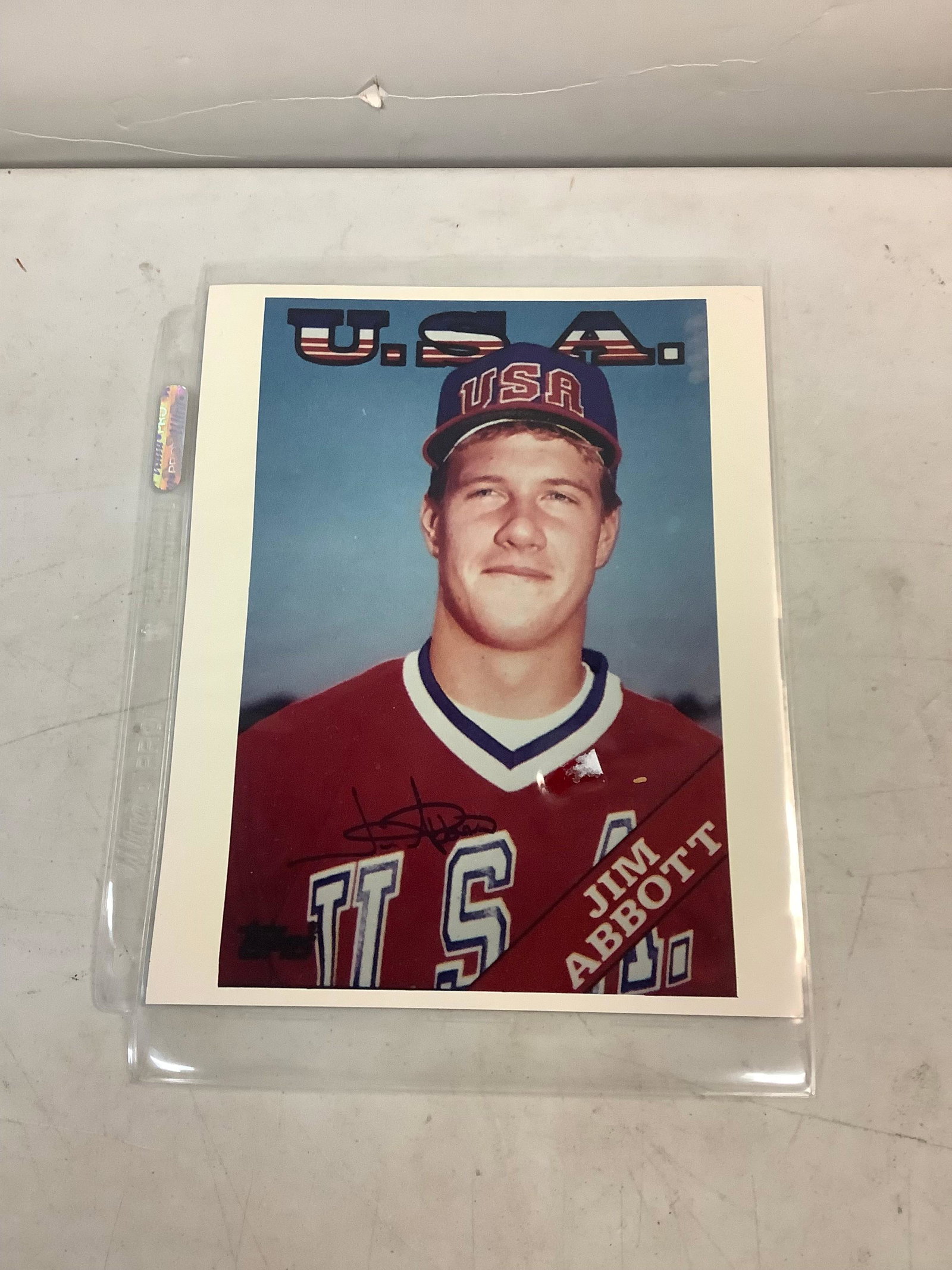 Signed Baseball picture 10x8" (1 of 1)