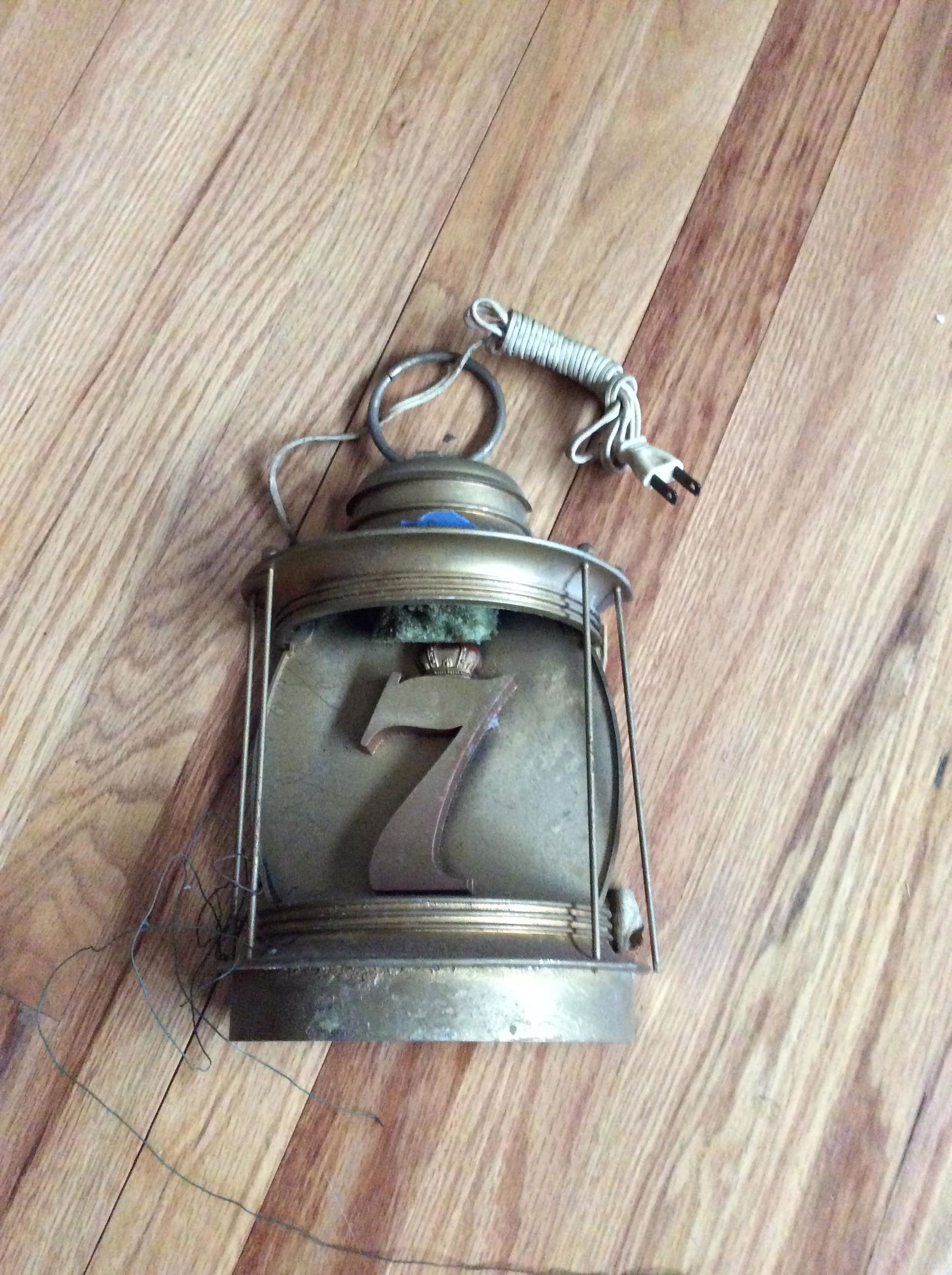 Vintage Seagram's 7 Light 13x7.5 Untested (1 of 1)