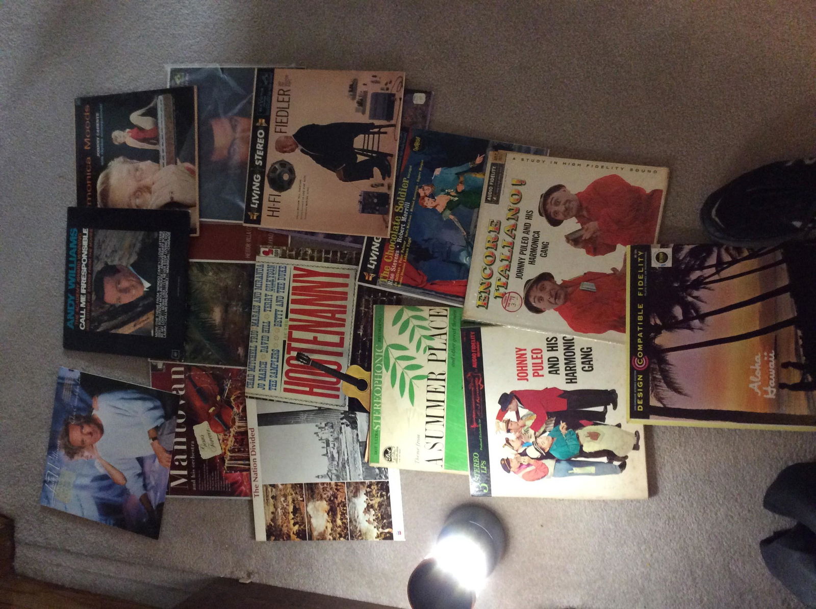 Lot of Albums including Andy Williams, Johnny Puleo, Mario Lanza and More (1 of 1)