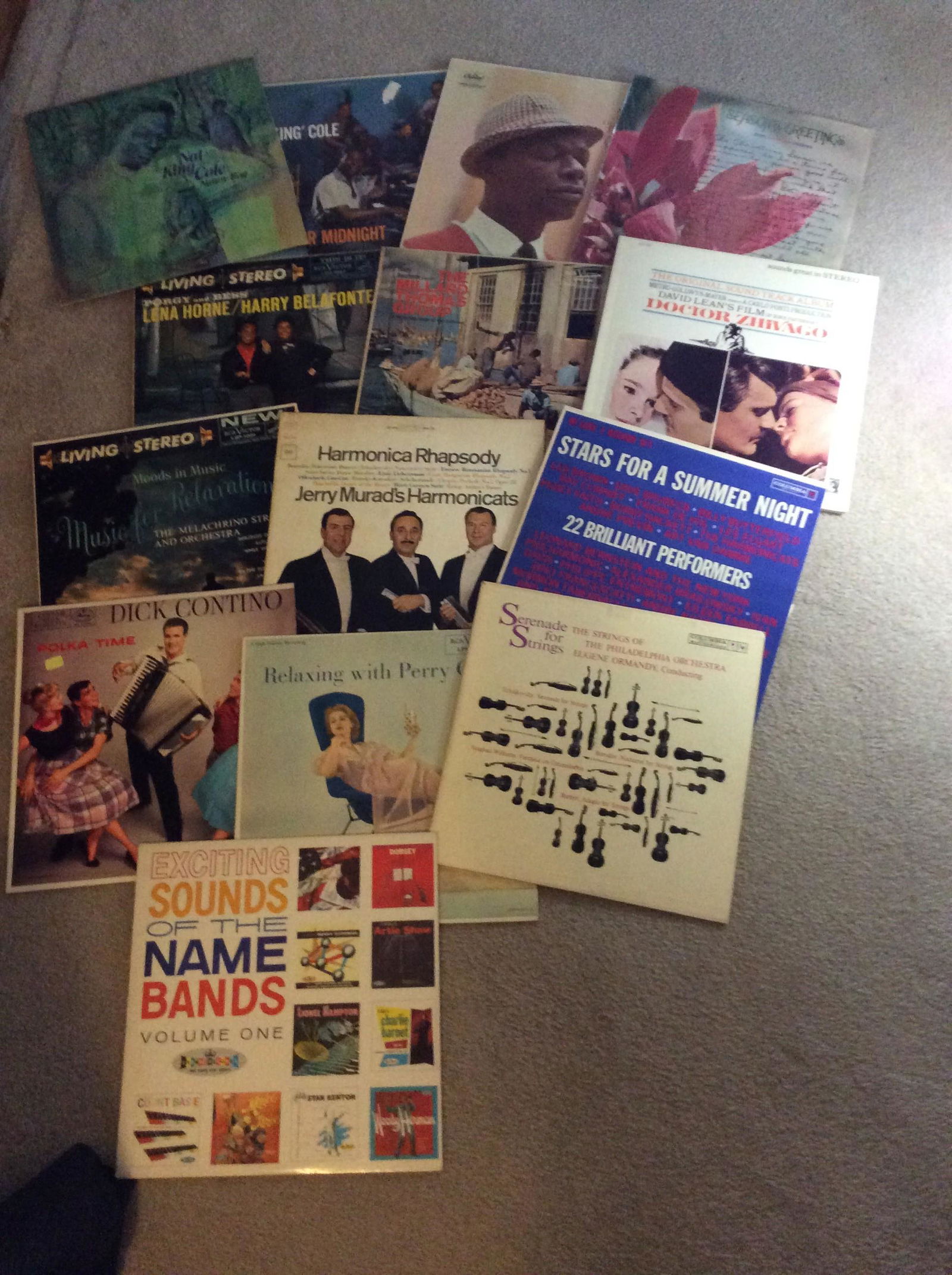 Lot of Albums including Nate King Cole, Dick Contino, The Millard Thomas Group and More: Lot of Albums including Nate King Cole, Dick Contino, The Millard Thomas Group and More