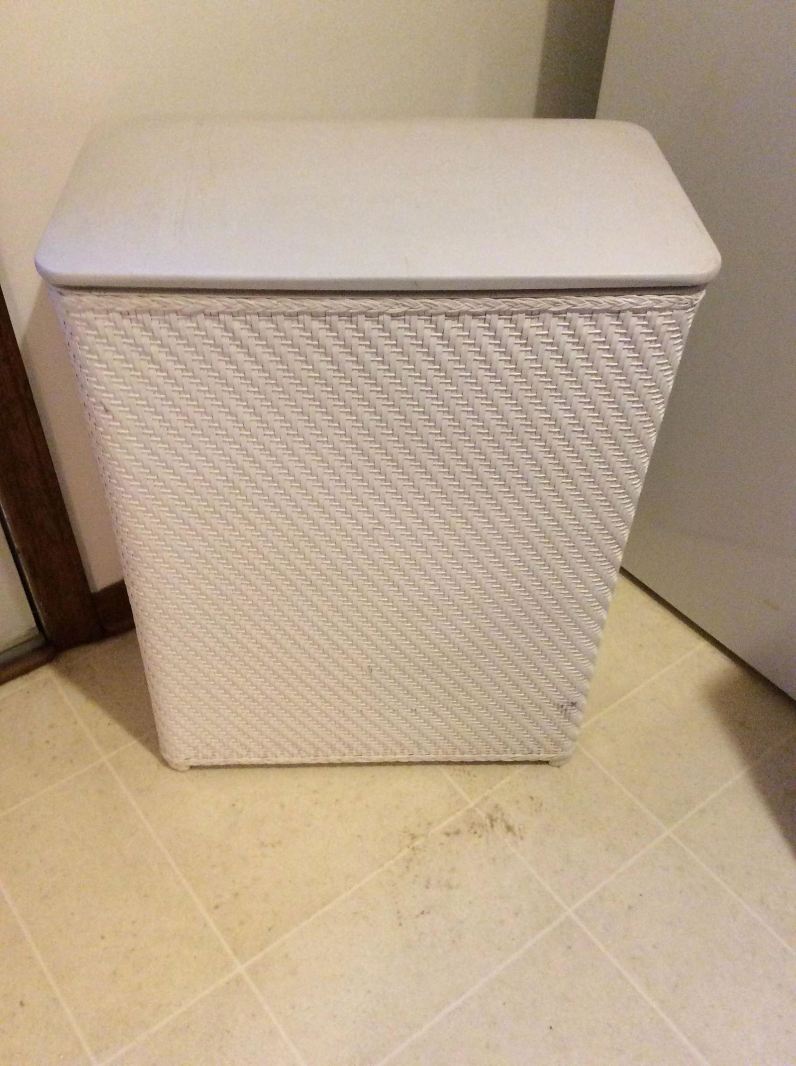Vintage Wicker Laundry Basket (1 of 1)