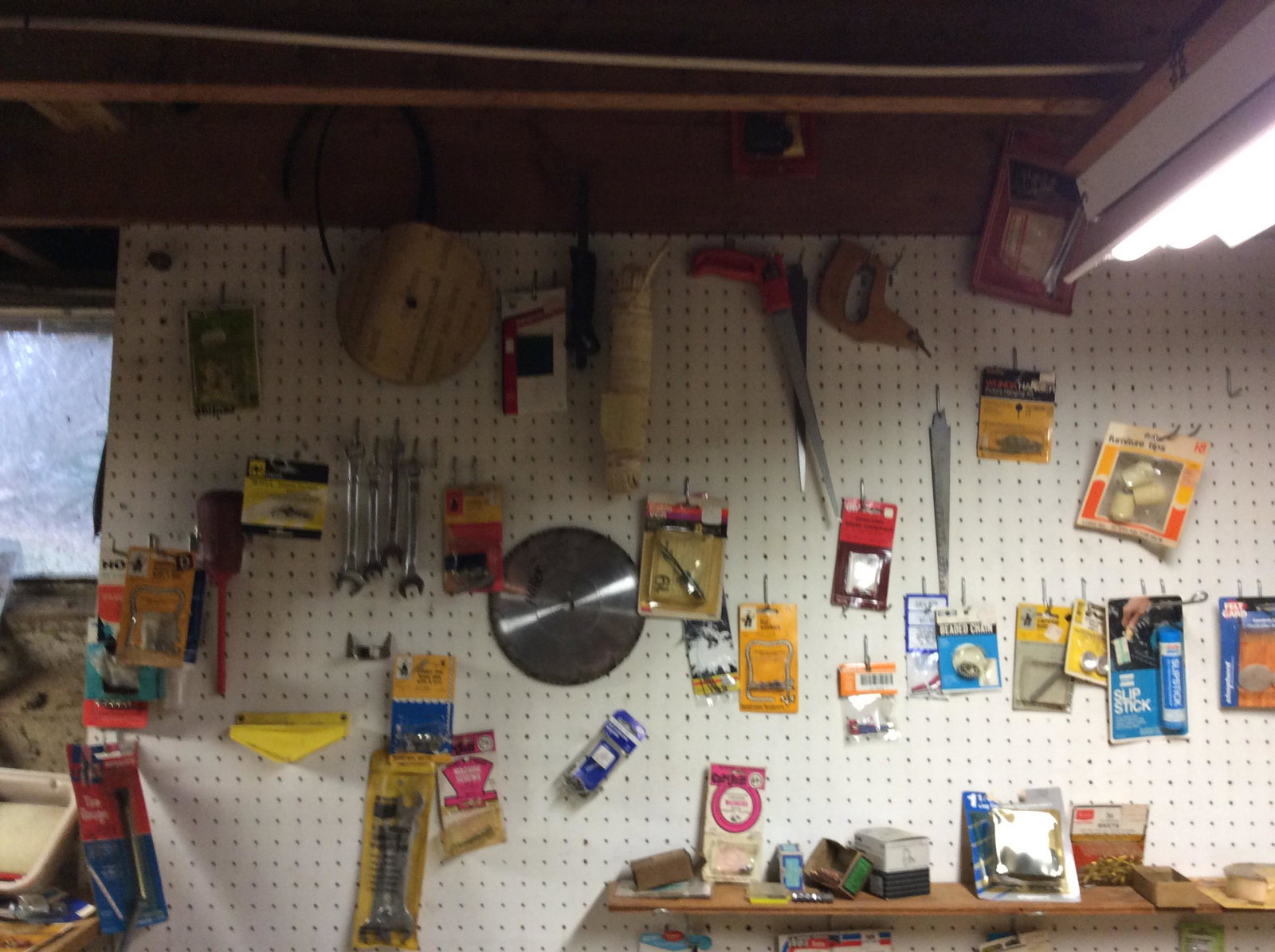 Contents of Wall and First Shelf: Contents of Wall and First Shelf