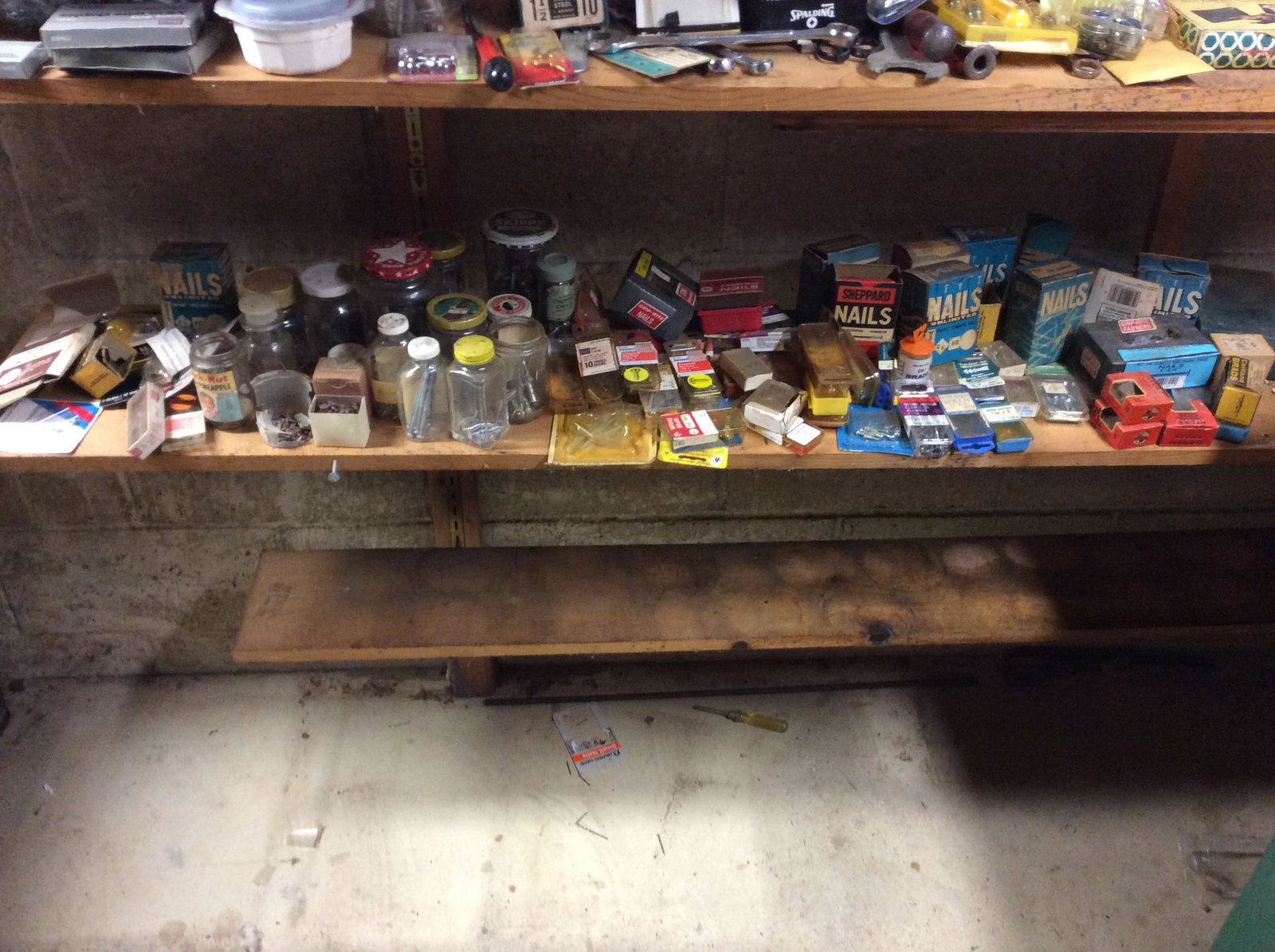 Contents of Botton Shelf: Contents of Botton Shelf