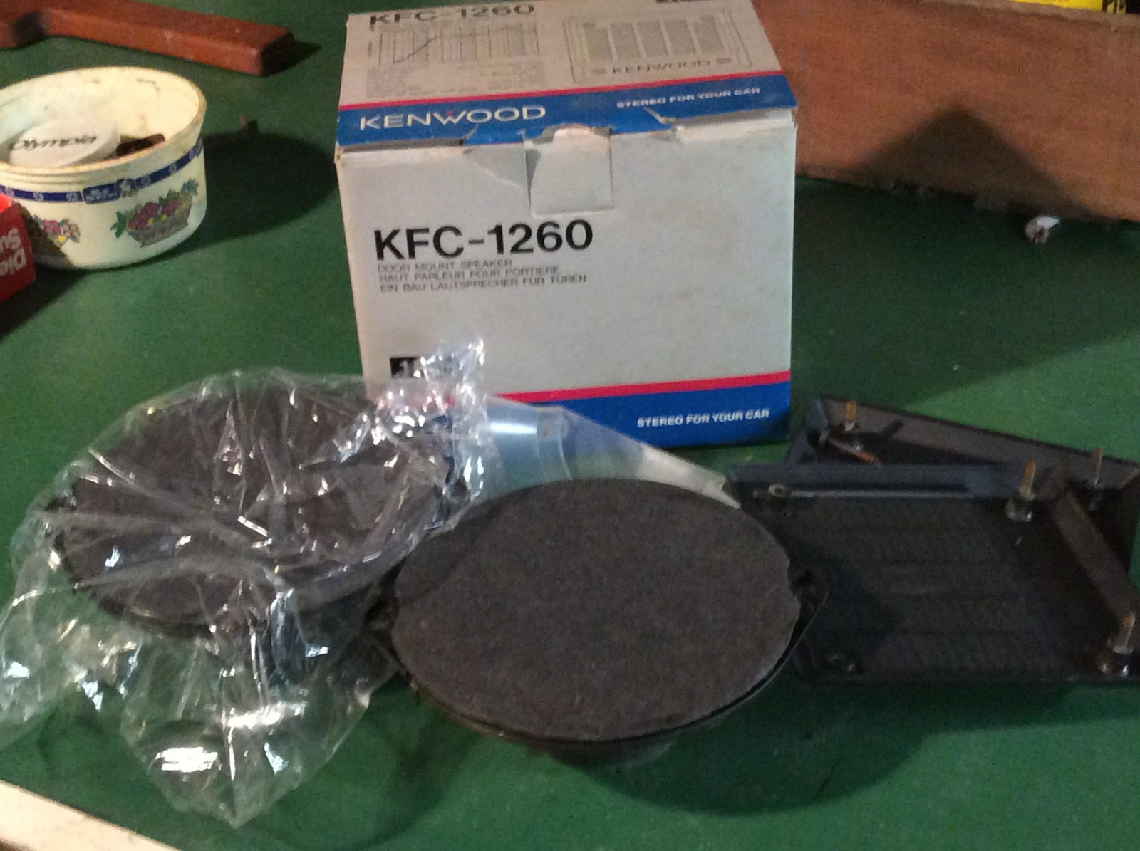 Vintage Kenwood Door Mount Speakers KFC-1260: Vintage Kenwood Door Mount Speakers KFC-1260