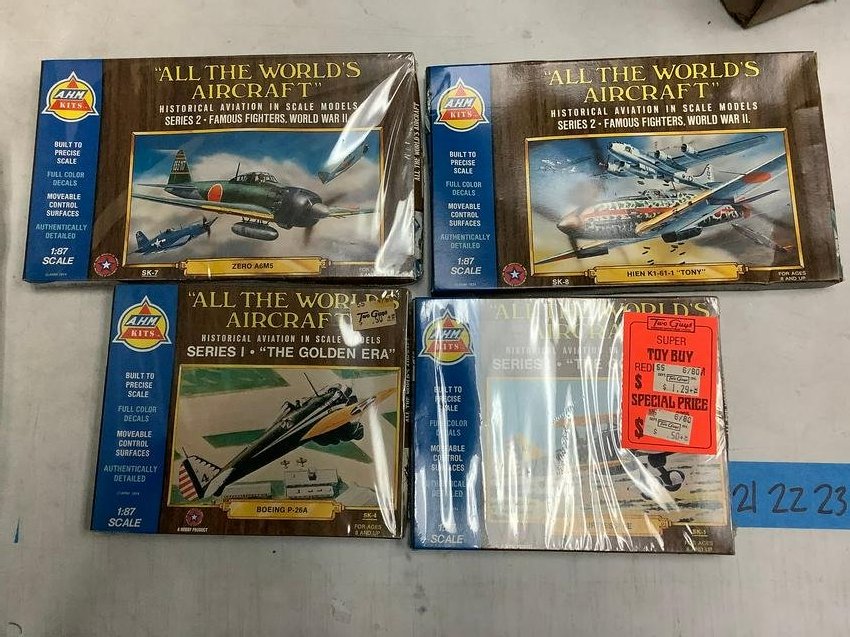 two A.H.M Aircraft Famous Fighters, World War II and two A.H.M Aircraft "The Golden Era": two A.H.M Aircraft Famous Fighters, World War II and two A.H.M Aircraft "The Golden Era"