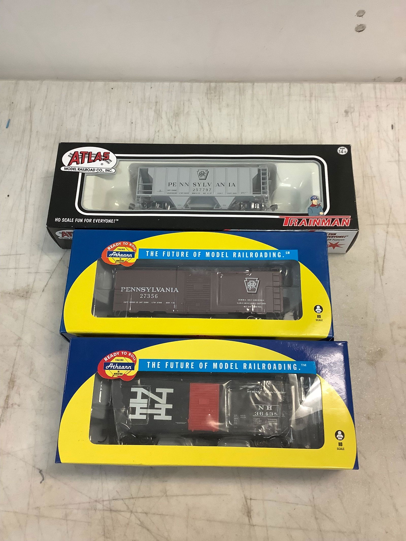 Lot of train car models (1 of 1)