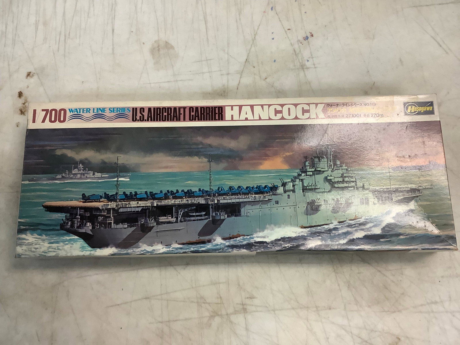Hasegawa U.S aircraft carrier Hancock: Hasegawa U.S aircraft carrier Hancock