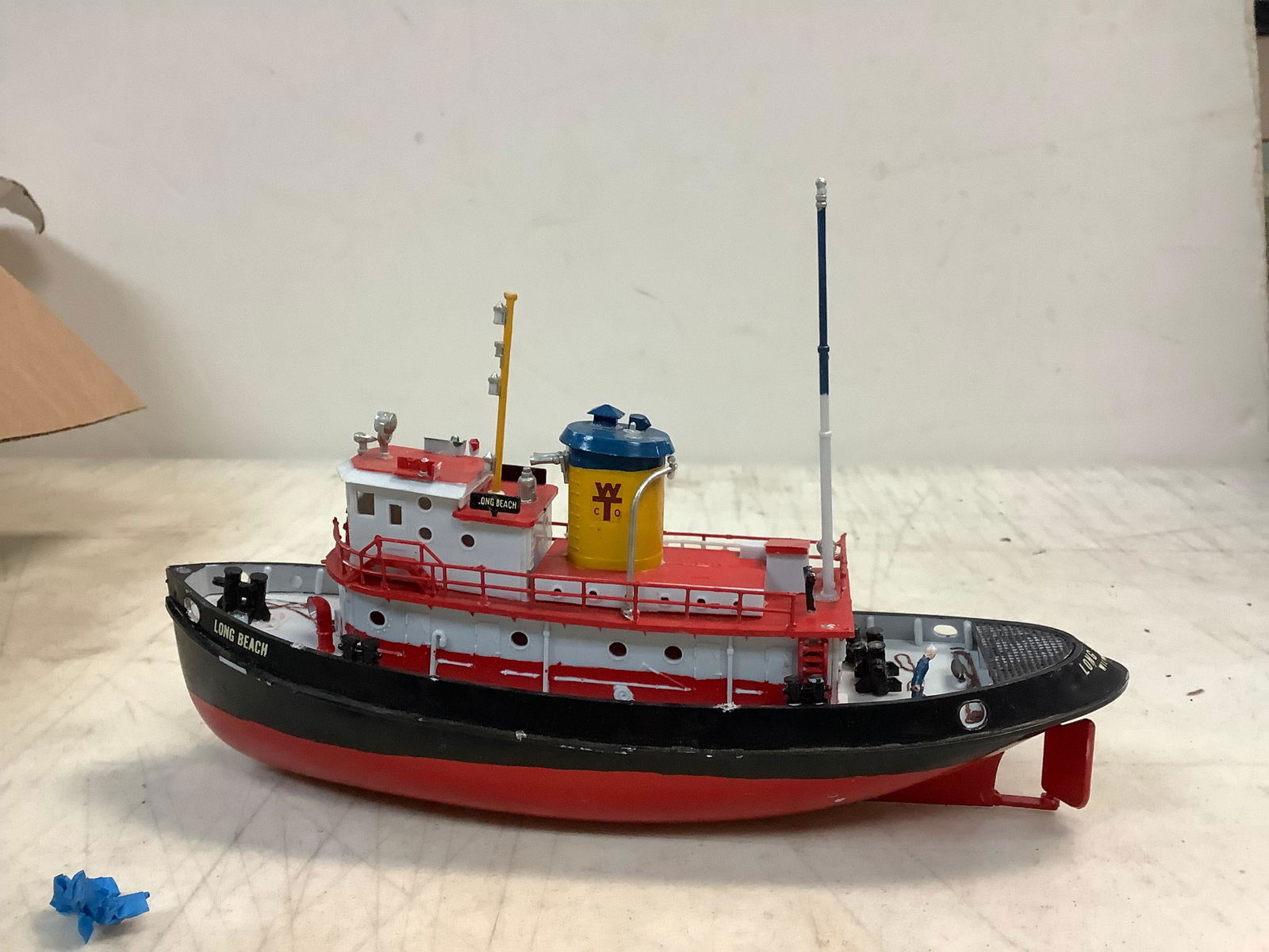 plastic long beach Wilmington model boat (1 of 1)