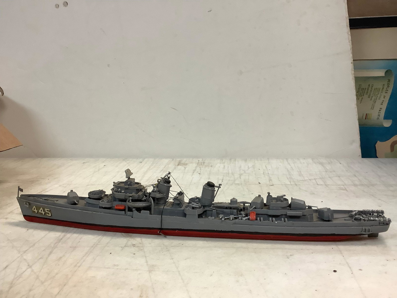 plastic 445 model boat: plastic 445 model boat