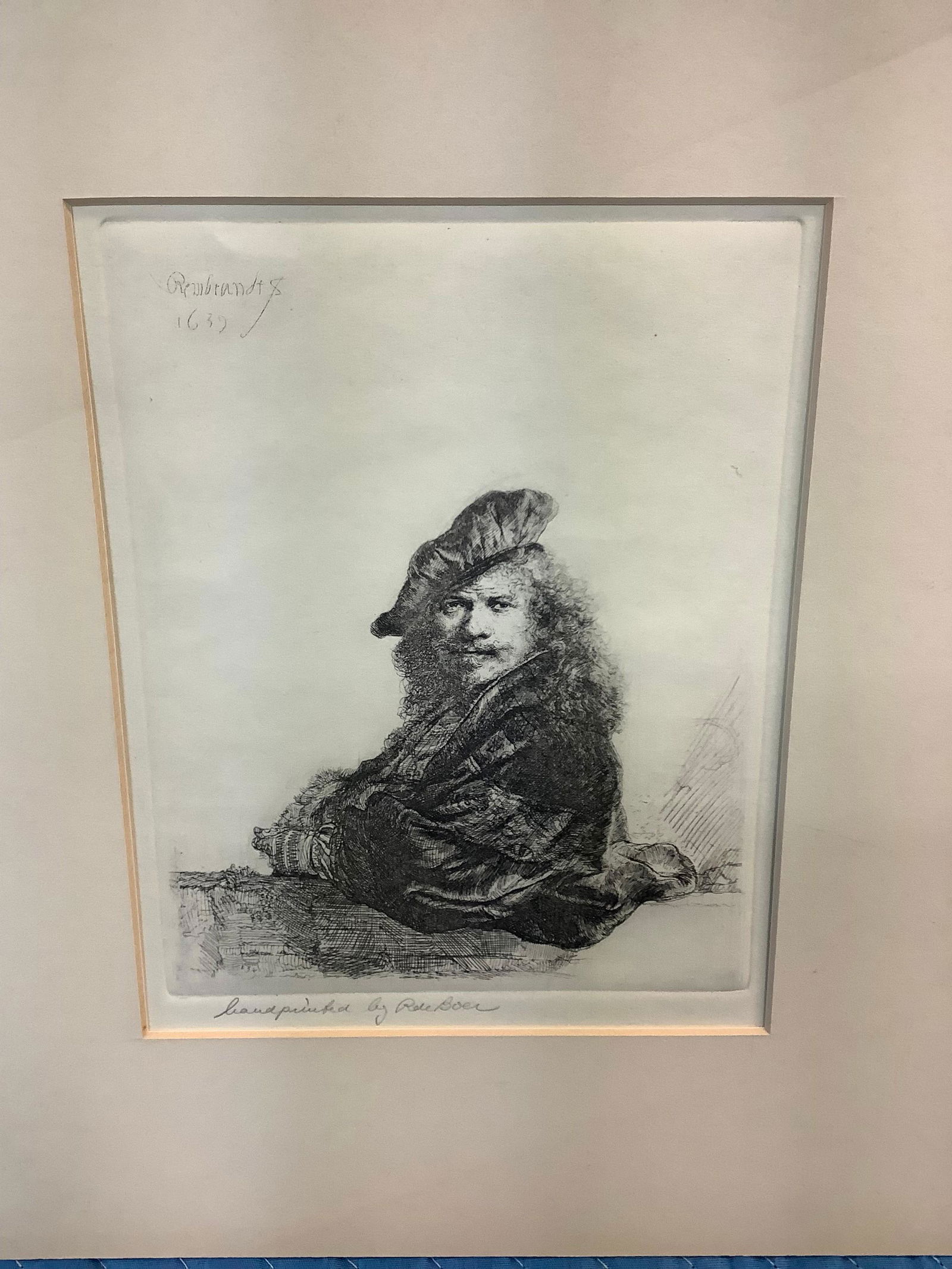 Signed Original Etching by Rudolf Hasler "The EL" w/COA 14x18" (1 of 1)