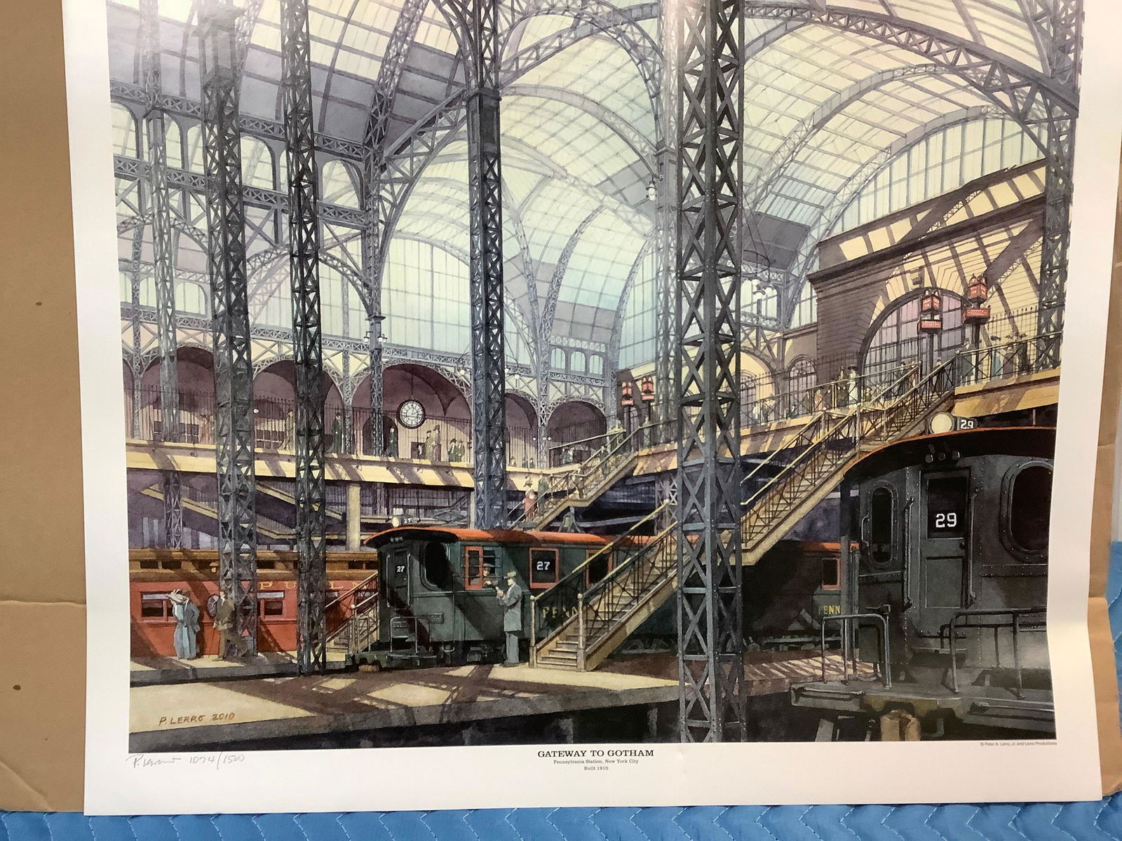 Signed Peter Lerro Print, Class EP22 14x11" (1 of 1)