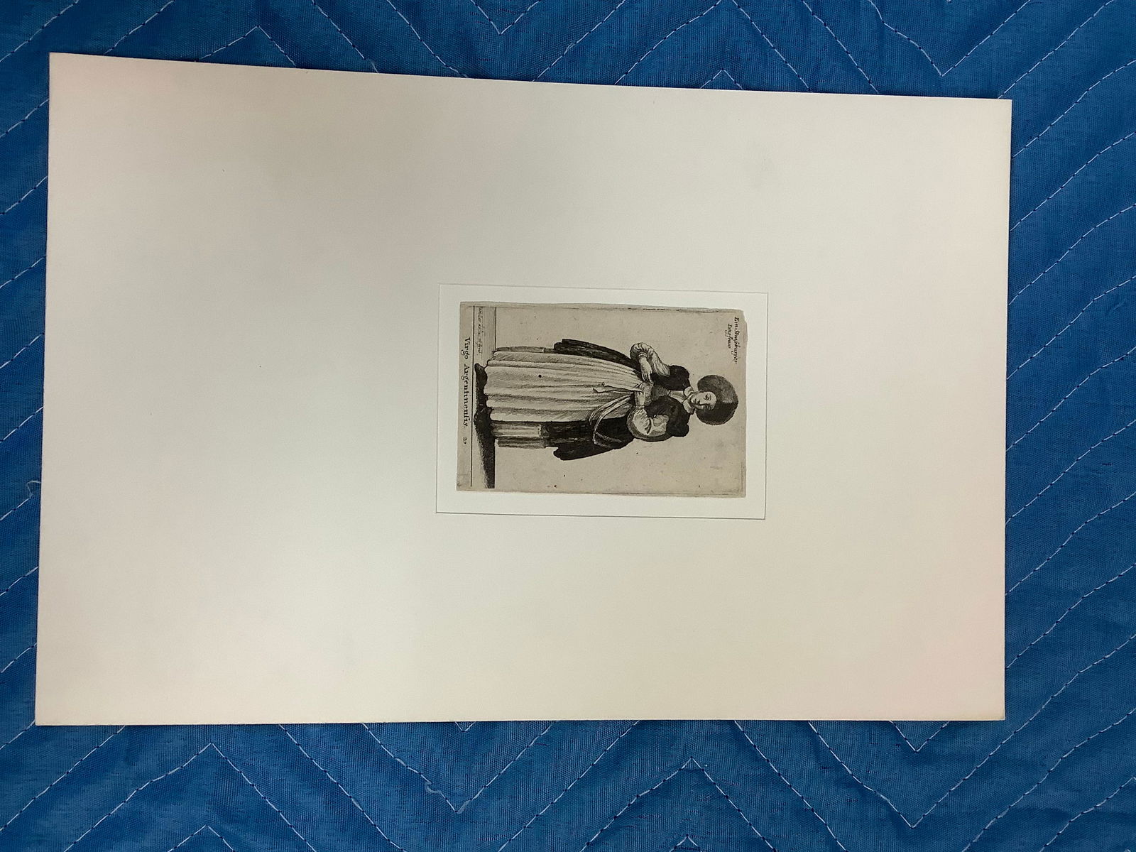 F.E. Weirotter Etching "Figures Near  an Ancient Tower"" 12x9" w/COA (1 of 1)