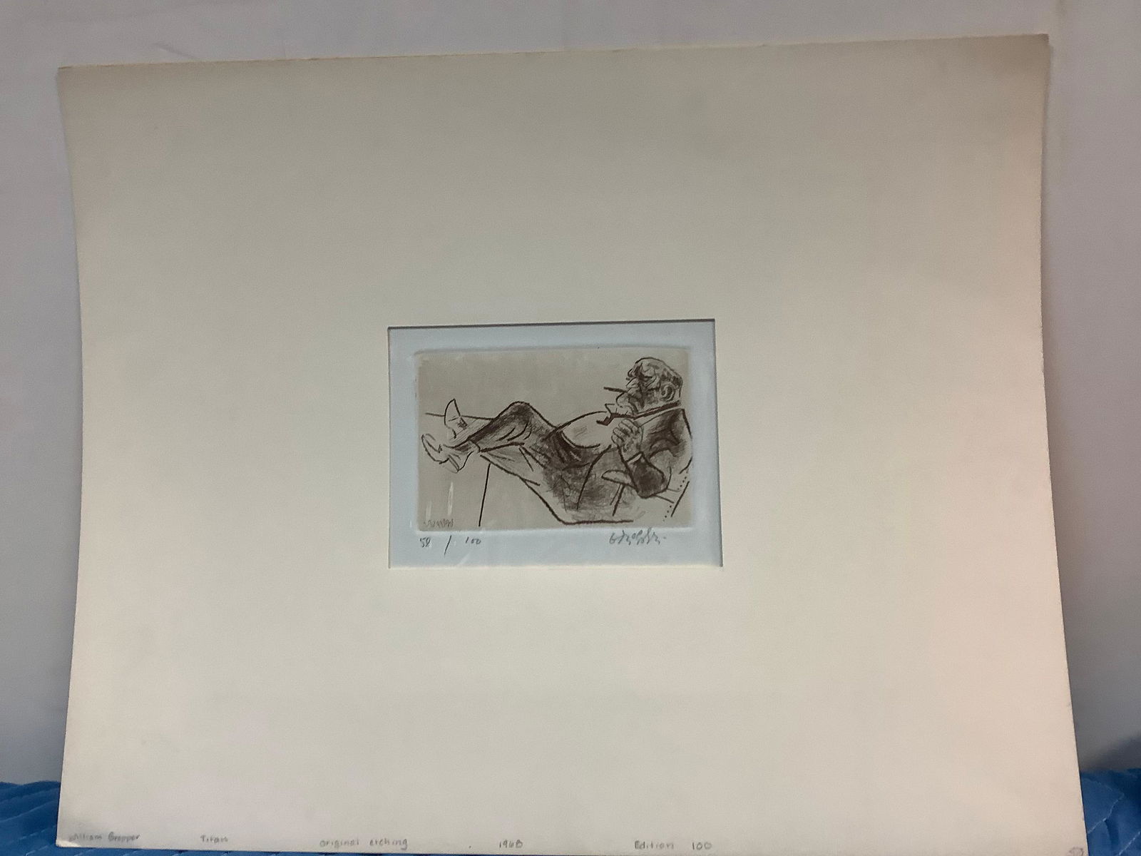 Signed and Numbered Raphael Sonner "Woman at Table" 20x16": Signed and Numbered Raphael Sonner "Woman at Table" 20x16"