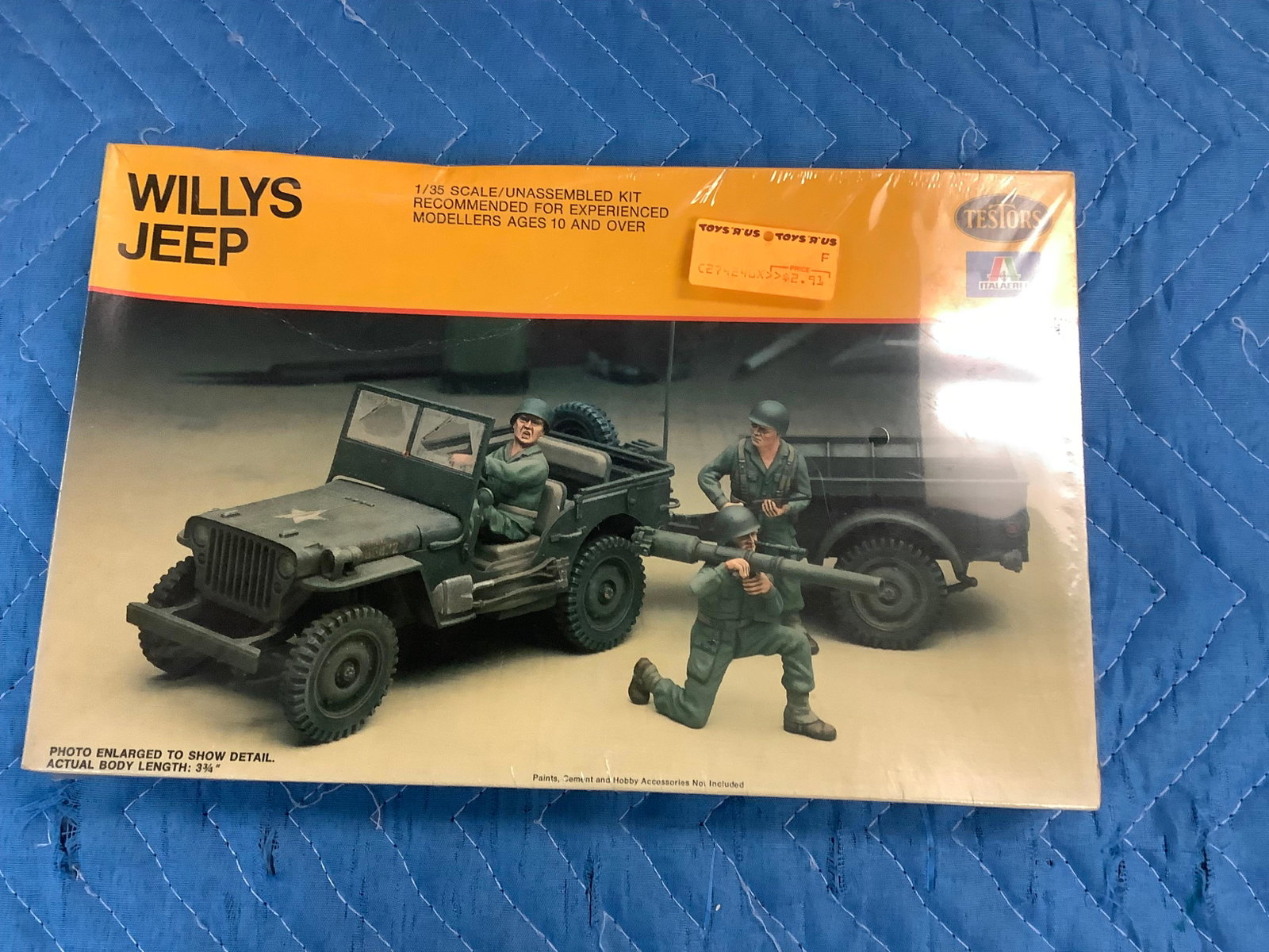 Testors Willys Jeep sealed: Testors Willys Jeep sealed