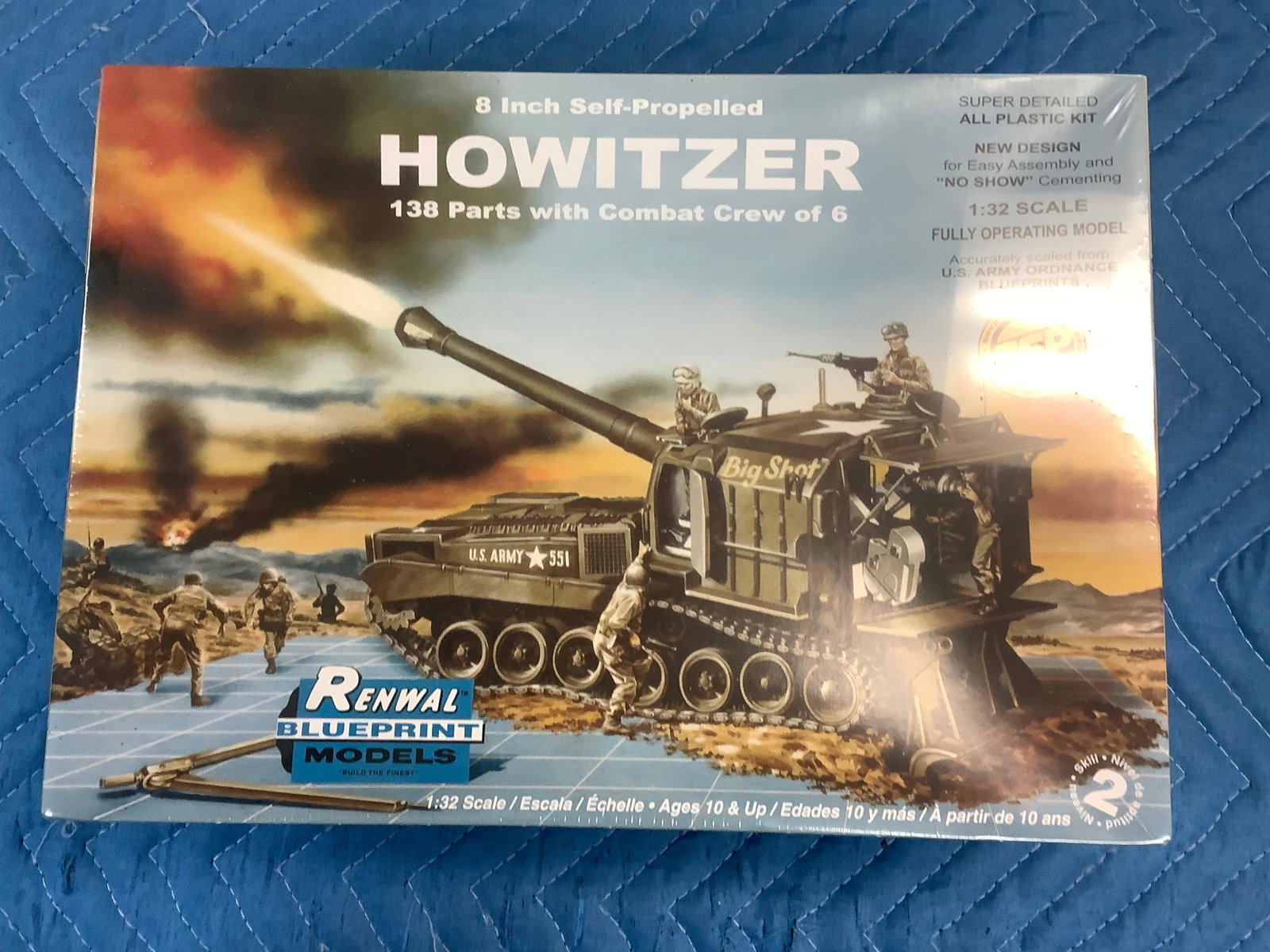 Renewal Blueprint Models Howitzer 13a parts with combat crew of 6: Renewal Blueprint Models Howitzer 13a parts with combat crew of 6
