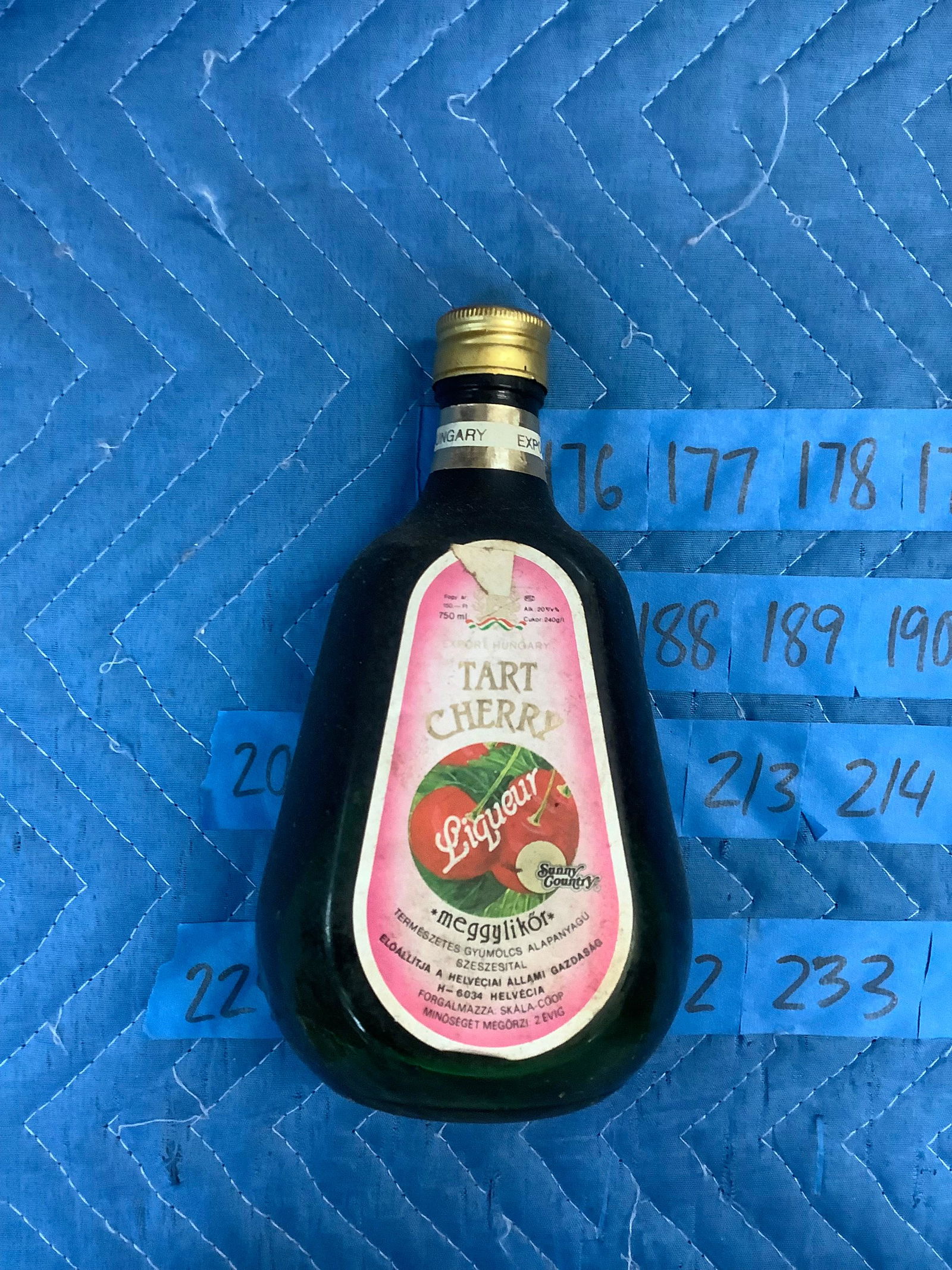 Tart Cherry Liqueur Meggylikor 750 mL (1 of 1)