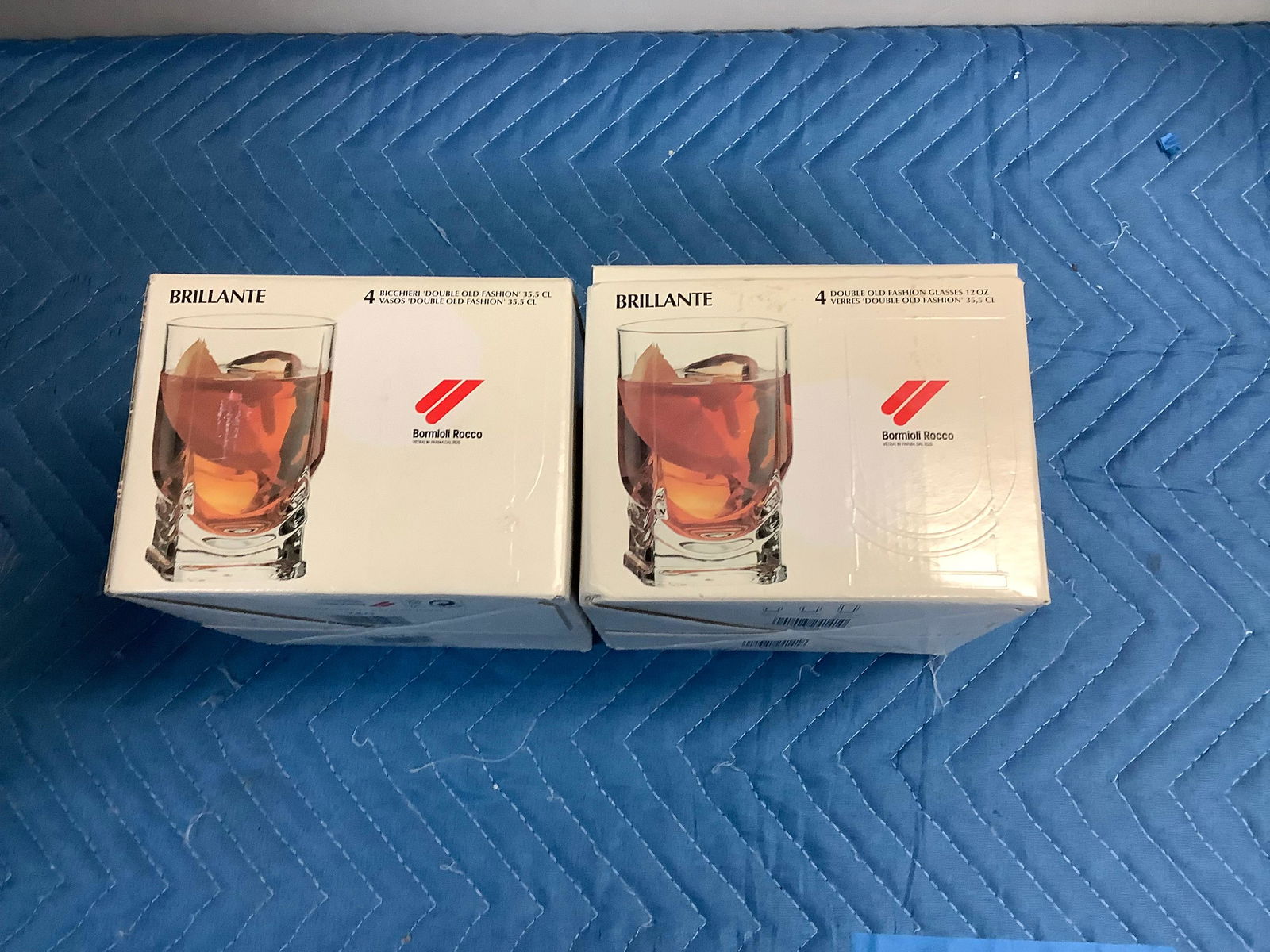 brillante 2 sets of 4 double shot glasses (1 of 1)