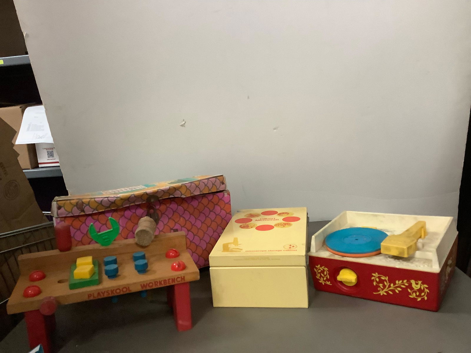 Lot of Vintage Children's toys, Tutti & Chris House, Fisher Price record player (no disc) and more (1 of 1)