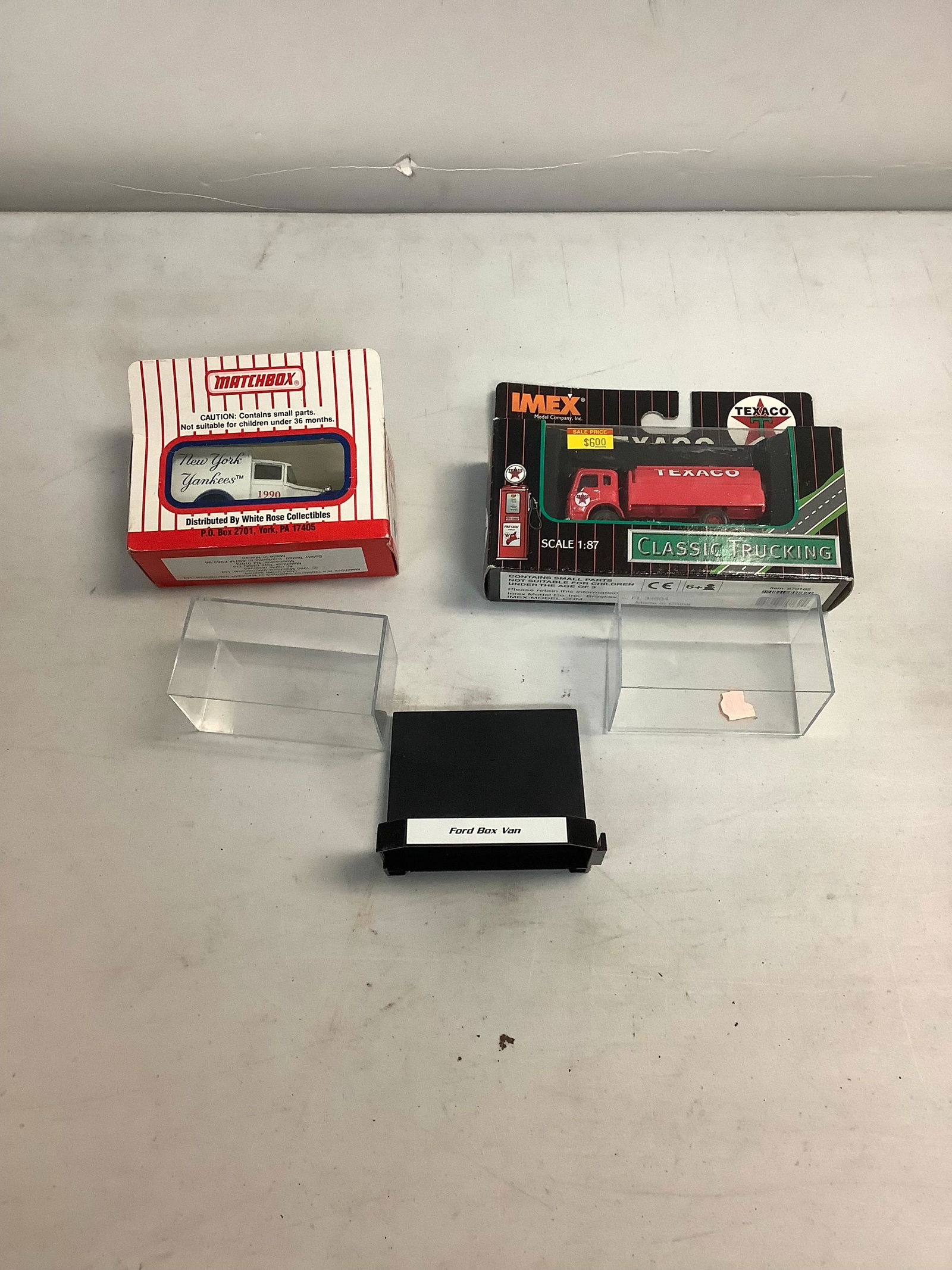 Imex Texaco Truck 1:87 Scale and Matchbox New York Yankees Limited Edition Truck: Imex Texaco Truck 1:87 Scale and Matchbox New York Yankees Limited Edition Truck