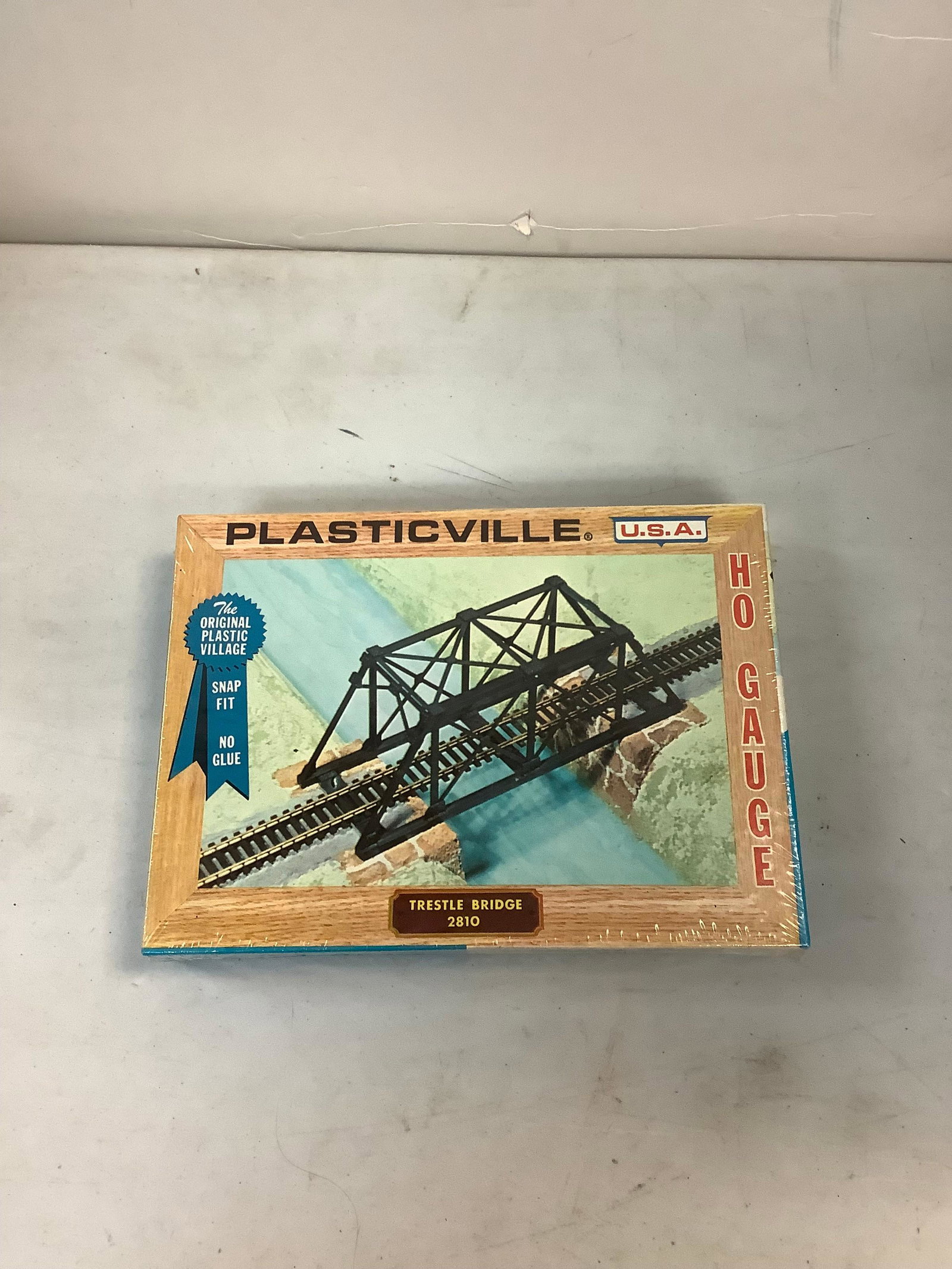Plasticville USA Trestle Bridge sealed: Plasticville USA Trestle Bridge sealed