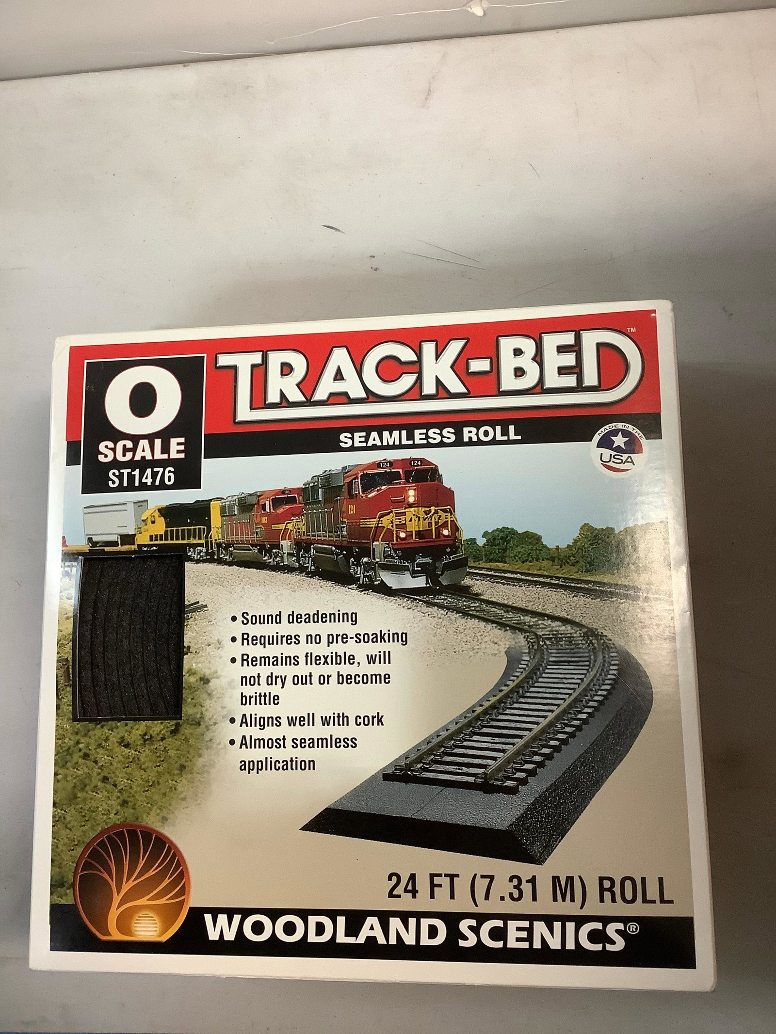 Track-Bed woodland Scenics Seamless Roll complete: Track-Bed woodland Scenics Seamless Roll complete