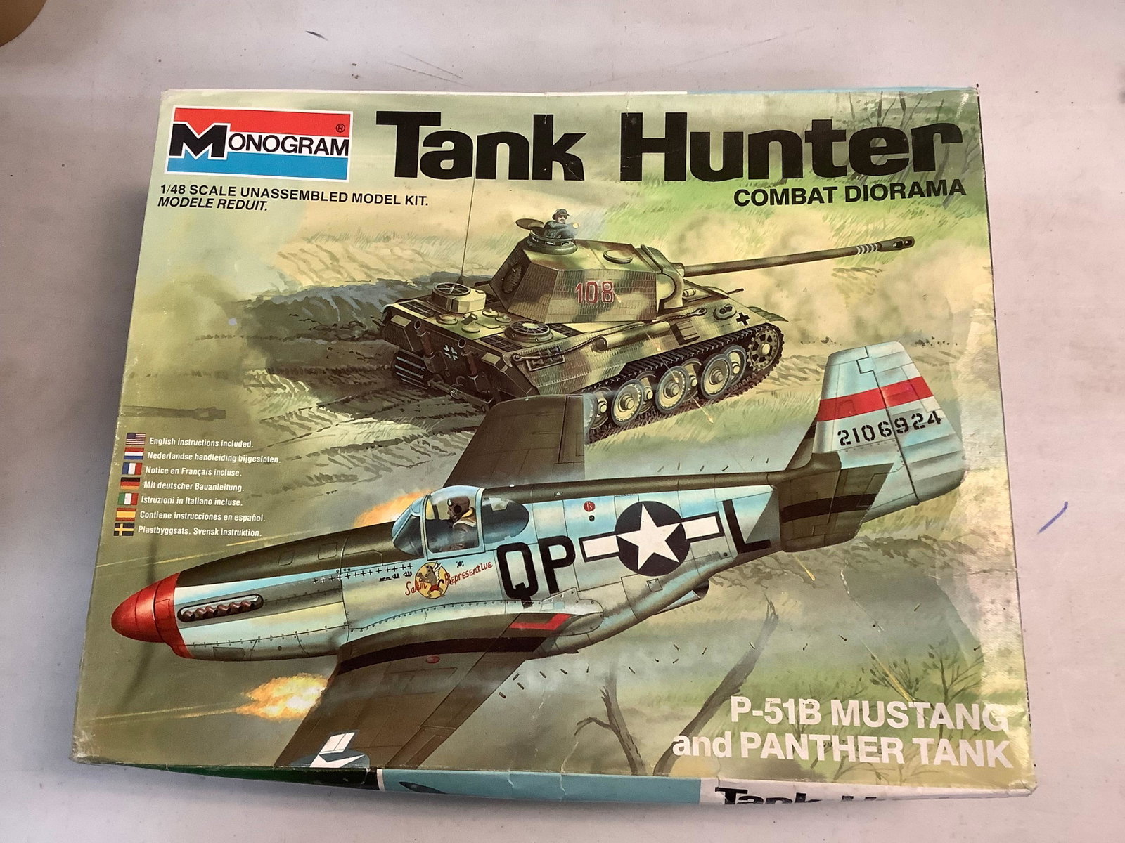 Monogram Tank Hunter P-15B Mustang and Panther Tank: Monogram Tank Hunter P-15B Mustang and Panther Tank
