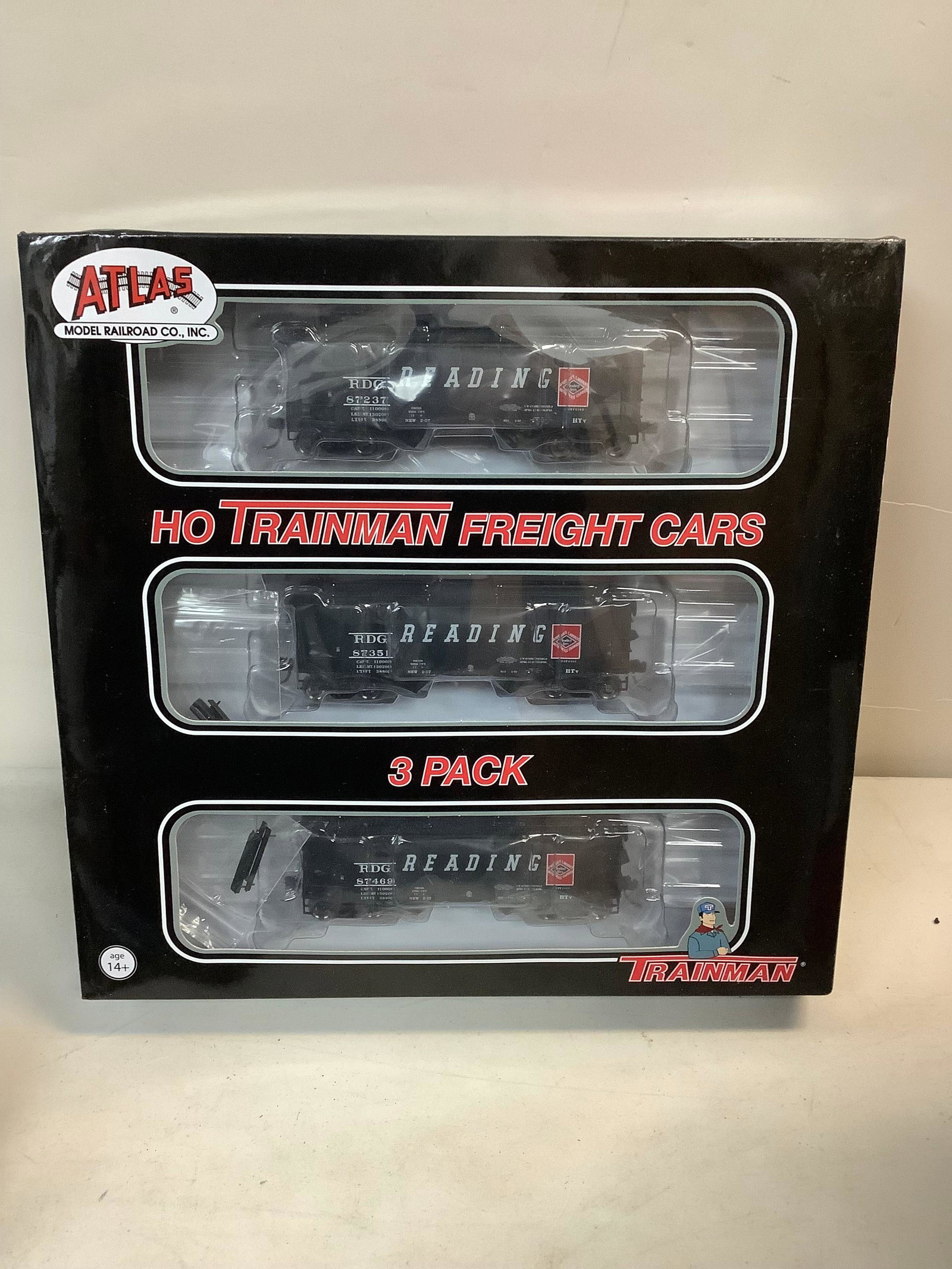 Sealed Atlas HO Trainman Freight Cars: Sealed Atlas HO Trainman Freight Cars