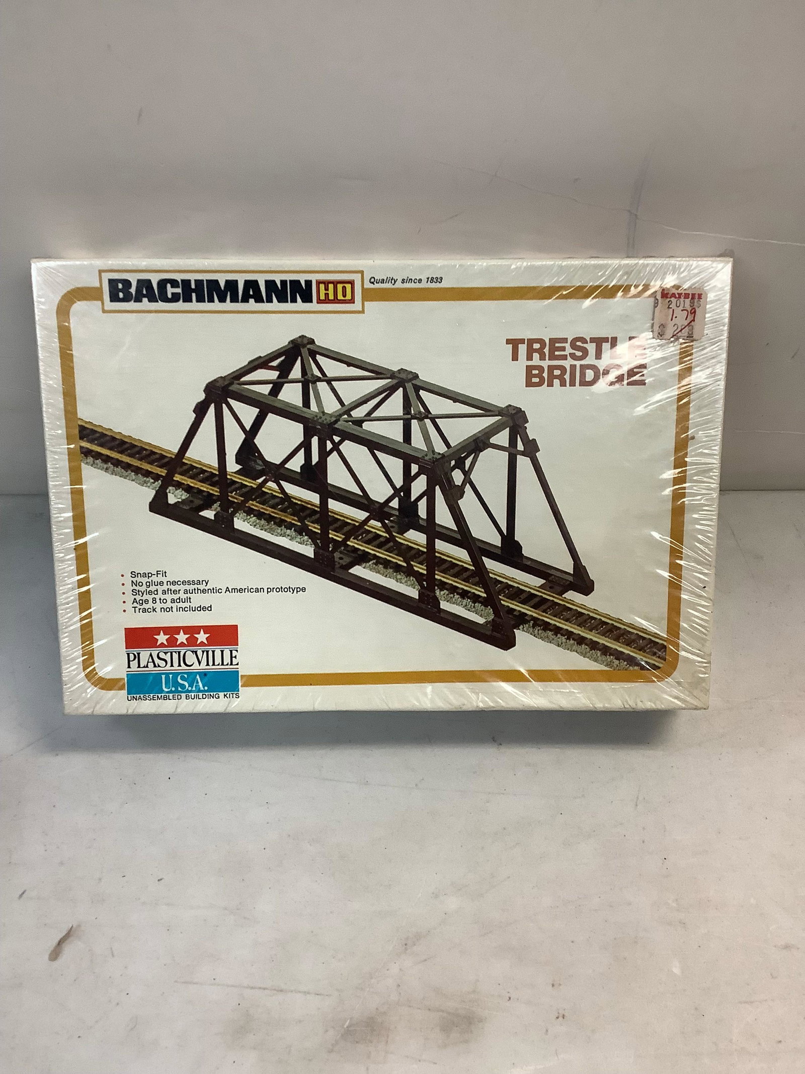 Sealed Plasticville U.S.A. Bachmann HO Trestle Bridge: Sealed Plasticville U.S.A. Bachmann HO Trestle Bridge