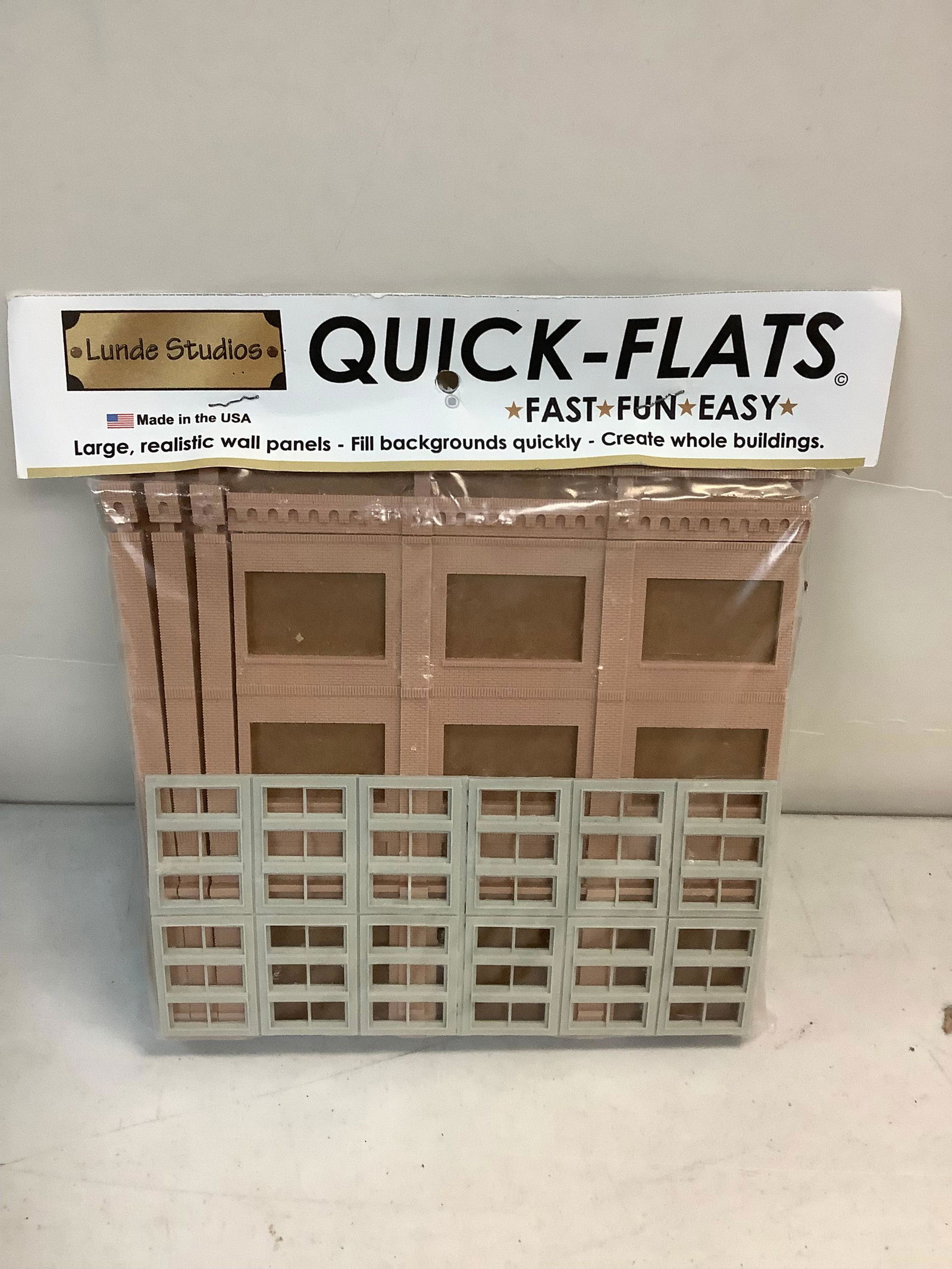 Sealed Lunde Studios Quick Flats City Facade Walls 2/Pk: Sealed Lunde Studios Quick Flats City Facade Walls 2/Pk