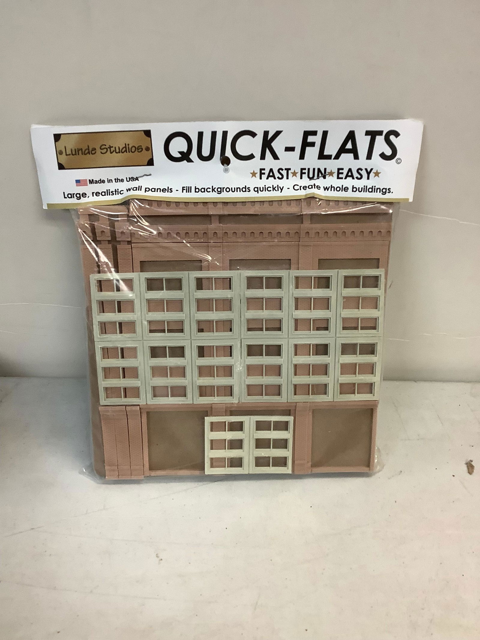 Sealed Lunde Studios Quick-Flats City Facade Walls 2/Pk: Sealed Lunde Studios Quick-Flats City Facade Walls 2/Pk