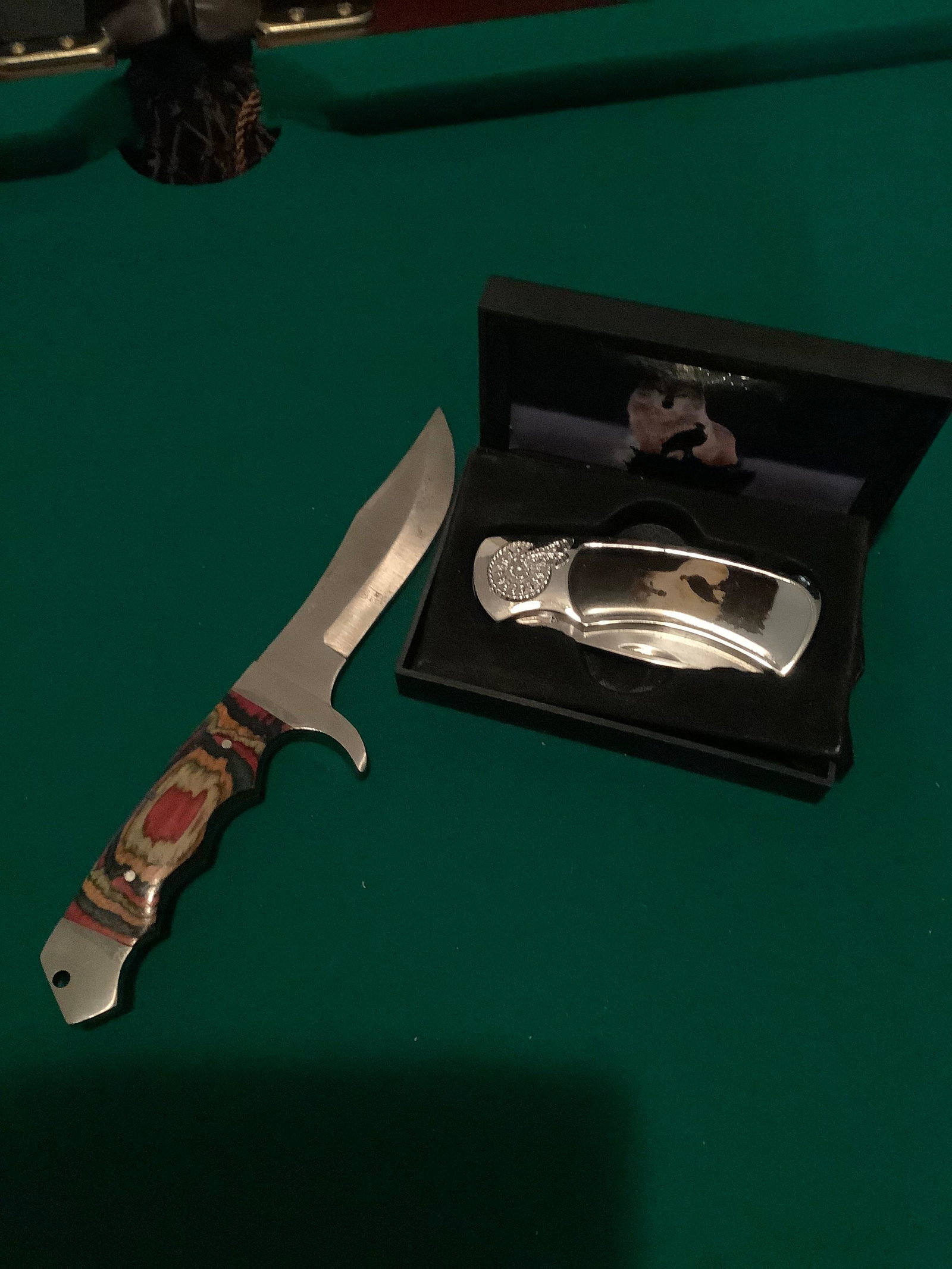 Lot of 2 Stainless Knives 1 Pakistan Longest 9": Lot of 2 Stainless Knives 1 Pakistan Longest 9"