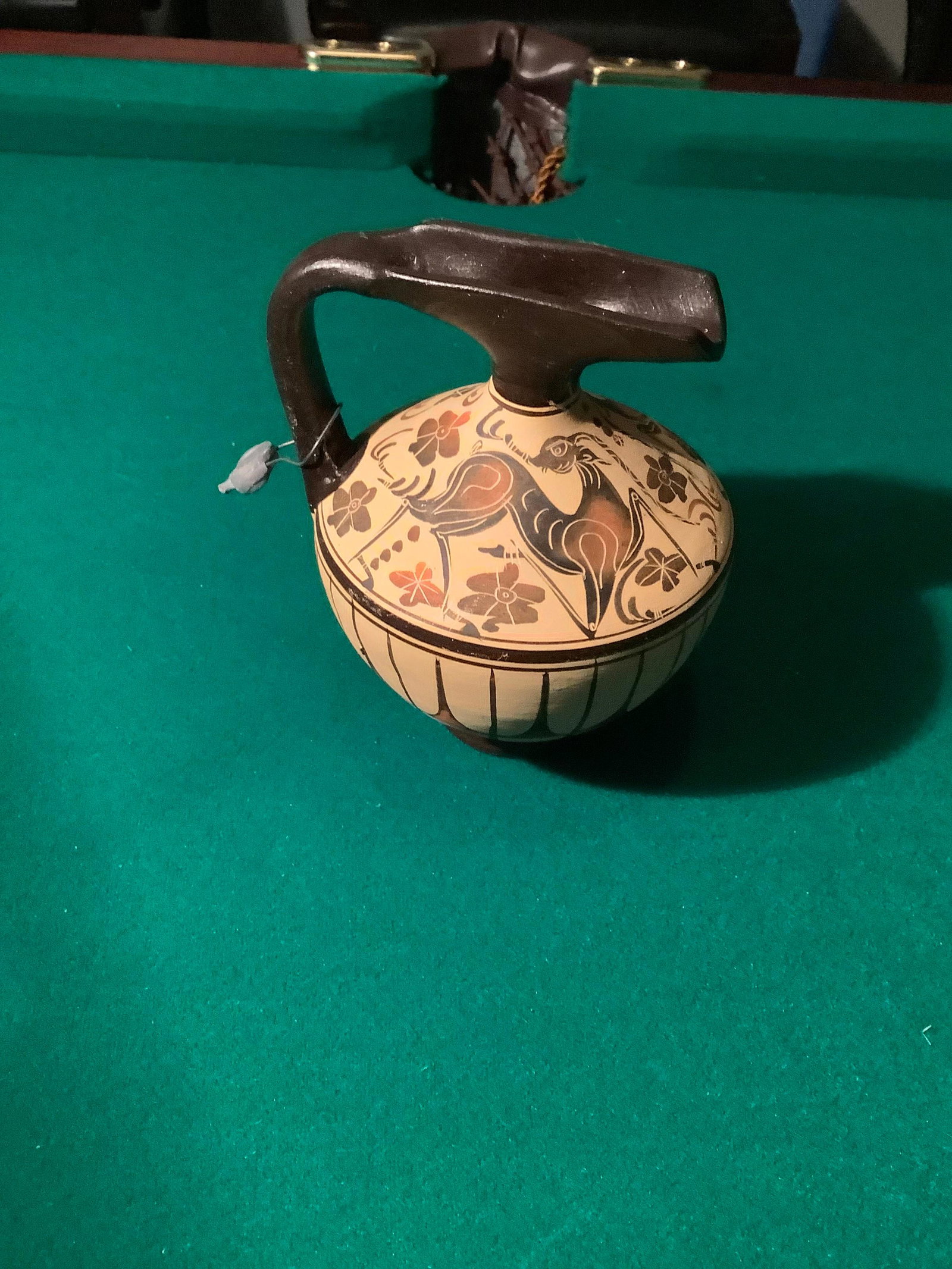 Copy Corinthian Period 550 BC No. 155 Handmade Mini Pitcher 4": Copy Corinthian Period 550 BC No. 155 Handmade Mini Pitcher 4"