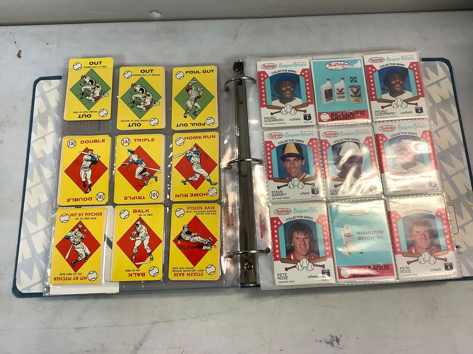 Binder of vintage baseball cards (1 of 1)