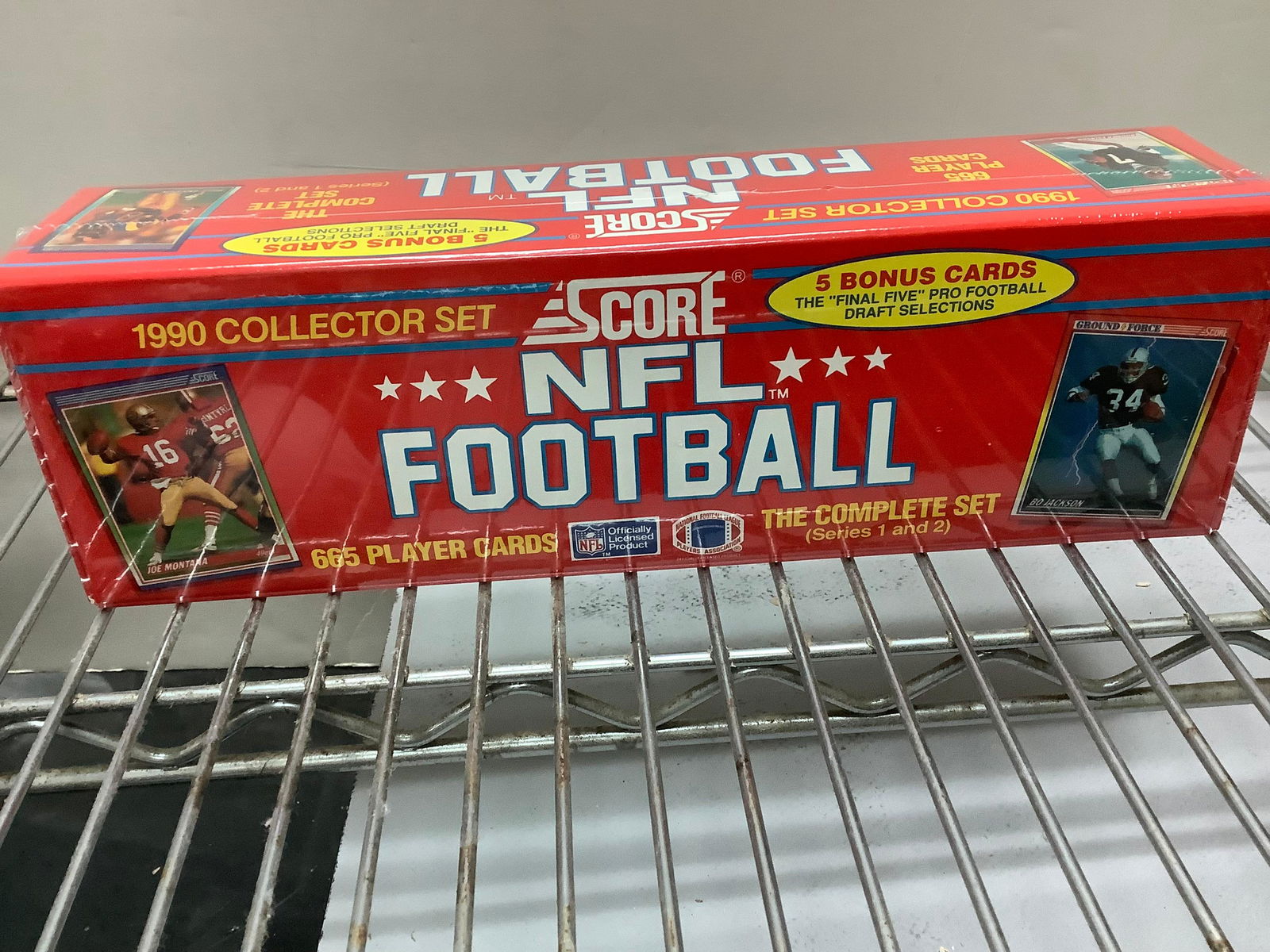 1990 collector set Score NFL football cards (1 of 1)