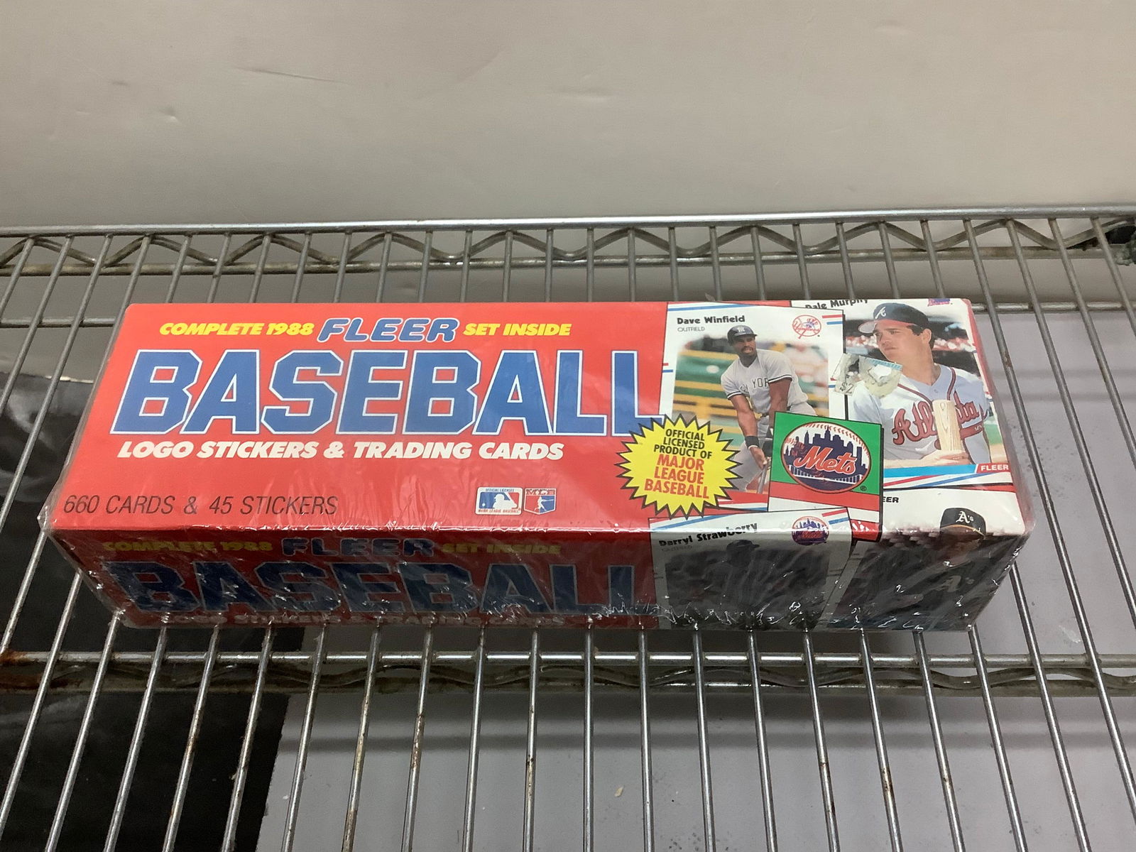 Sealed Fleer 1988 baseball trading card set (1 of 1)