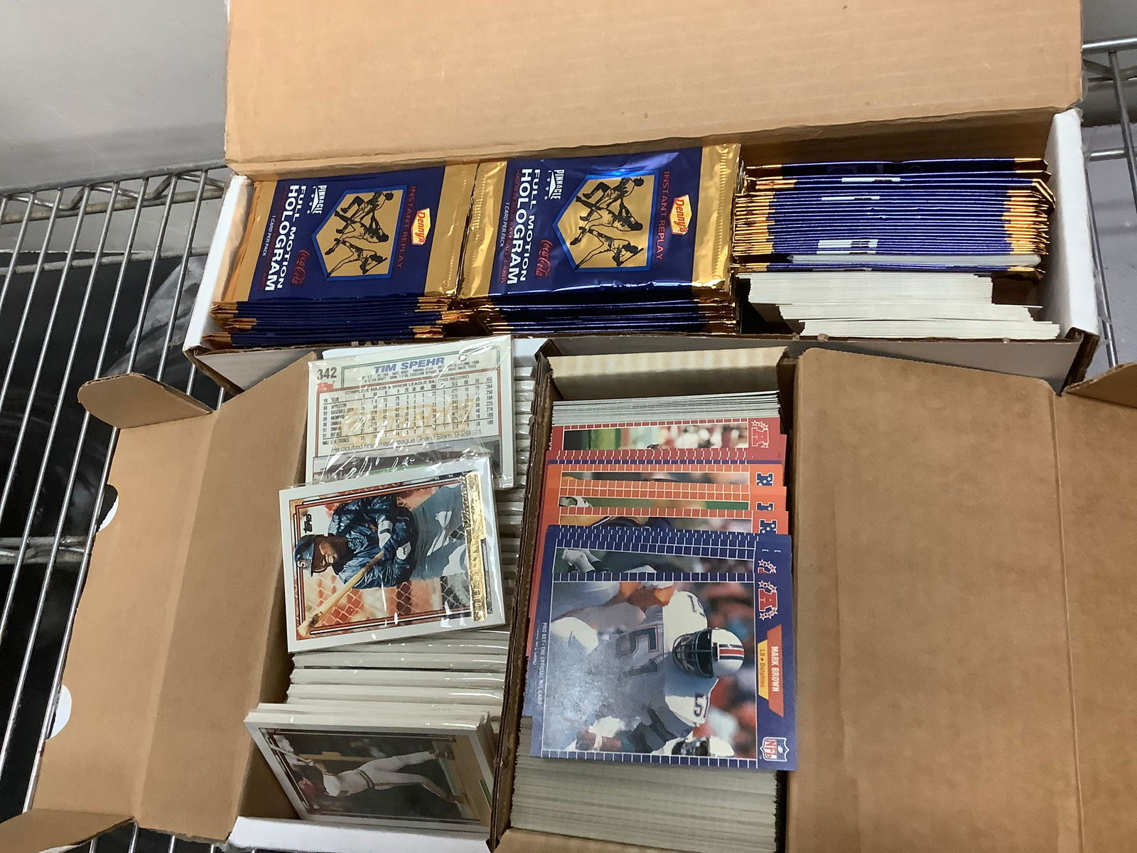 Lot of Topps 1990's baseball cards, NFL football player cards and more (1 of 1)