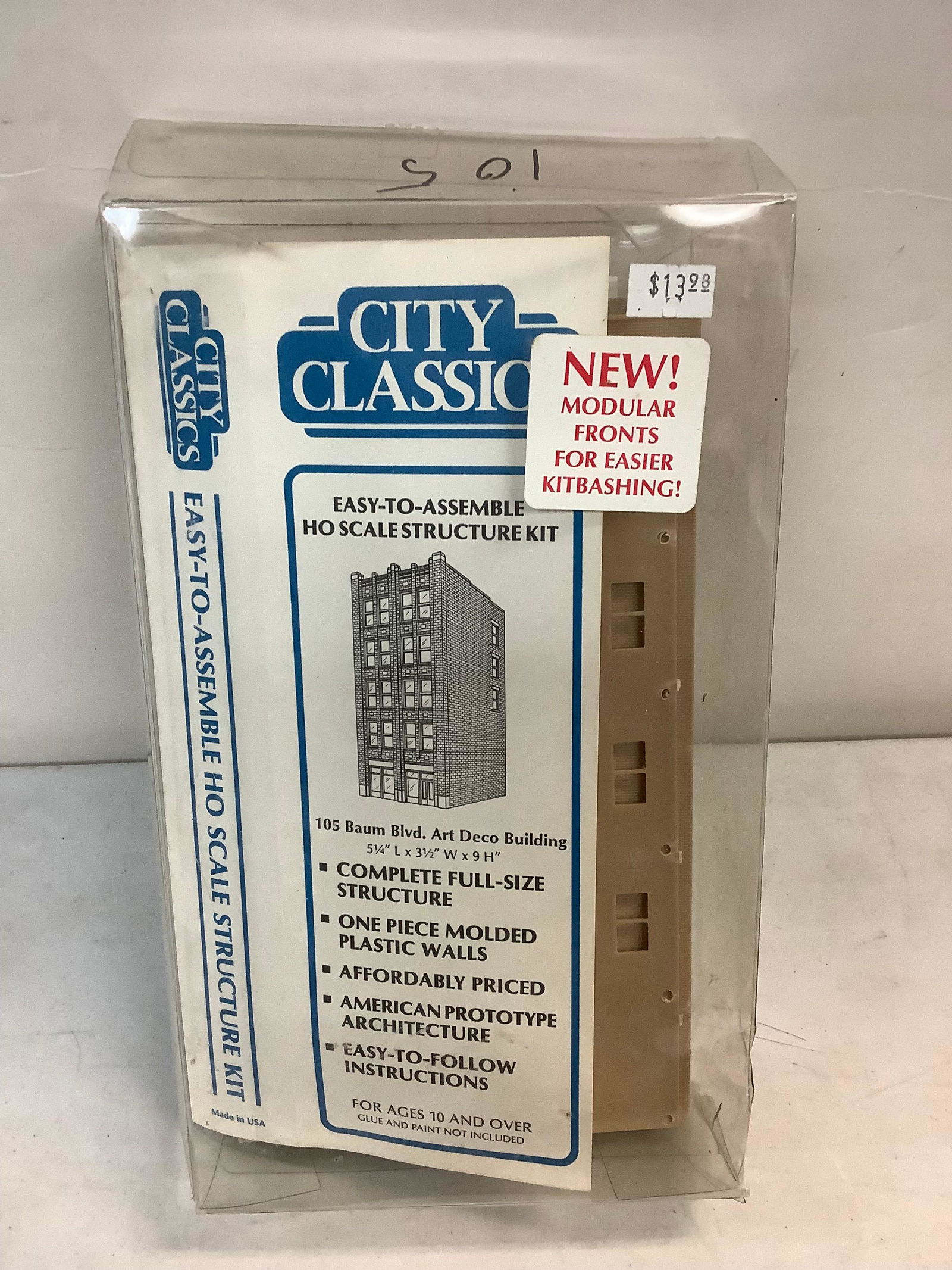 City classics HO scale structure kit 105 Baum Blvd. Art Deco Building (1 of 1)