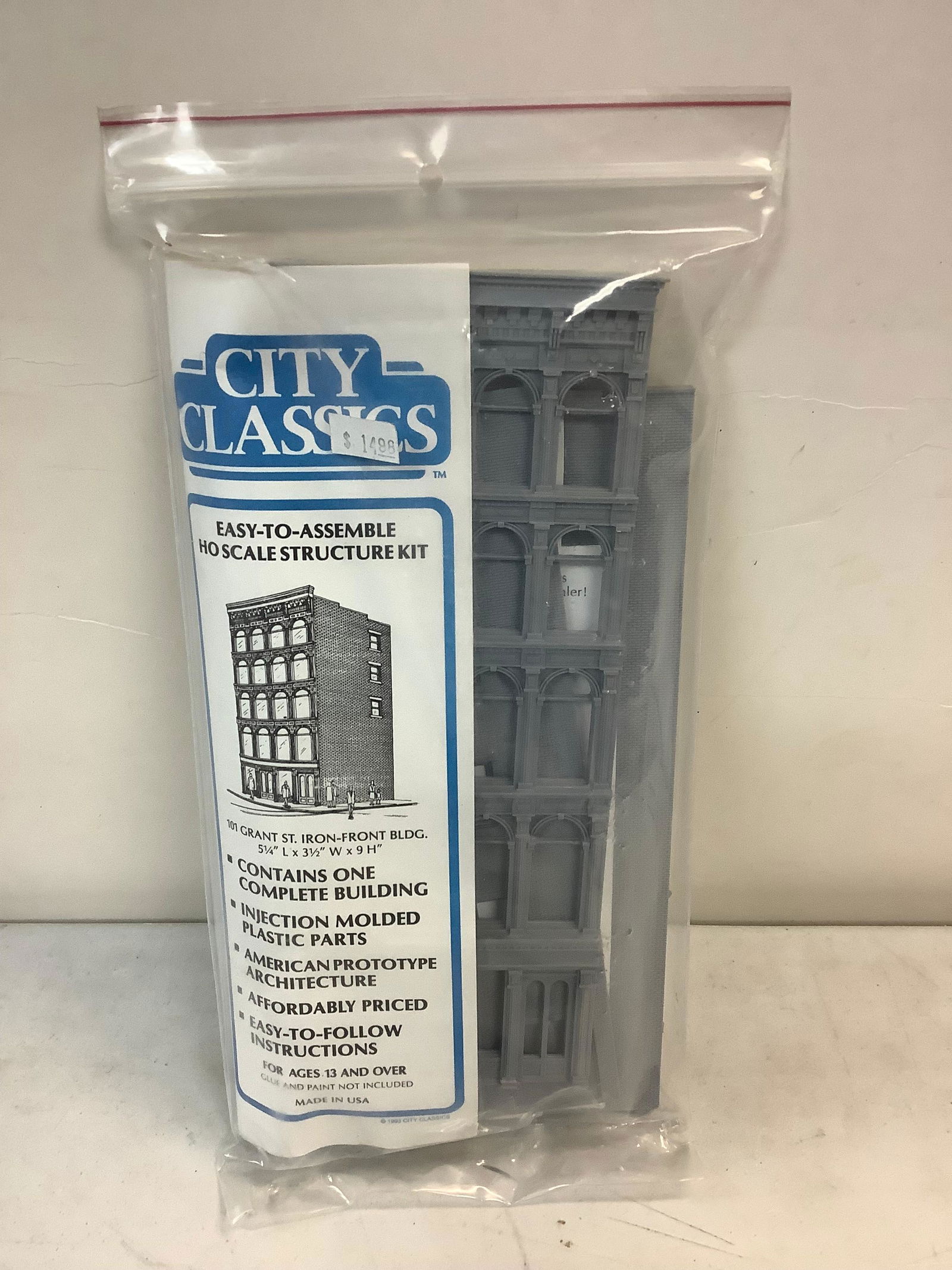 City classics HO scale structure kit 101 Grant st. Iron-front Bldg (1 of 1)