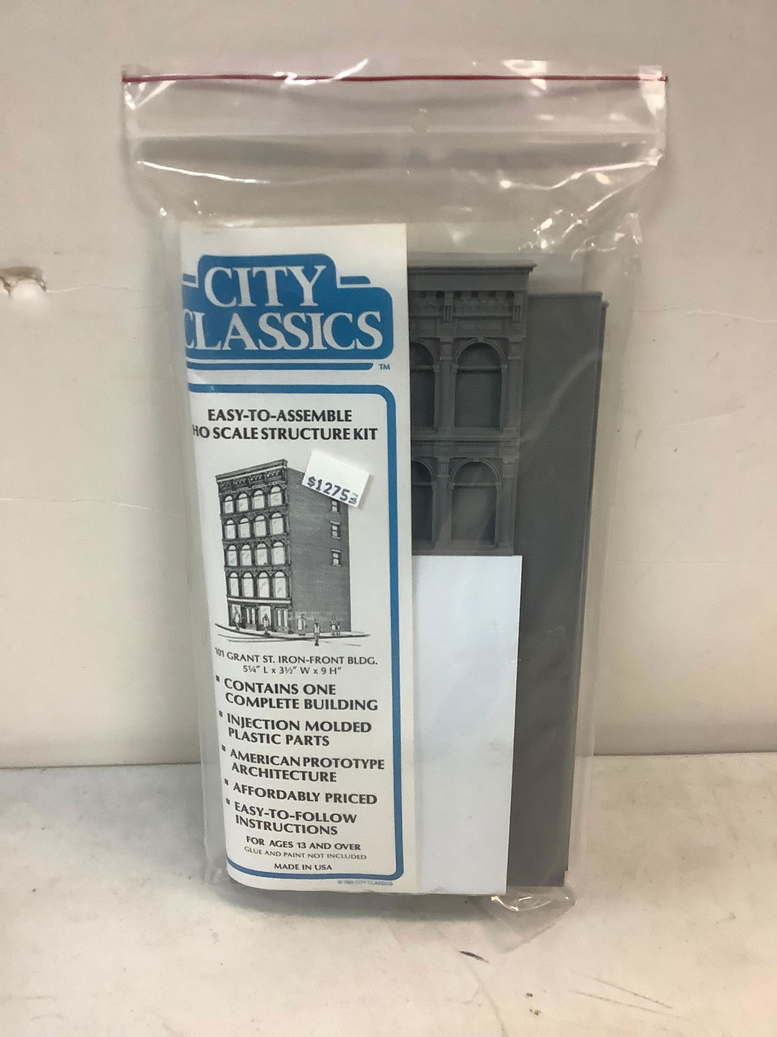 City Classics HO scale structure kit 101 Grant st. Iron-front Bldg (1 of 1)