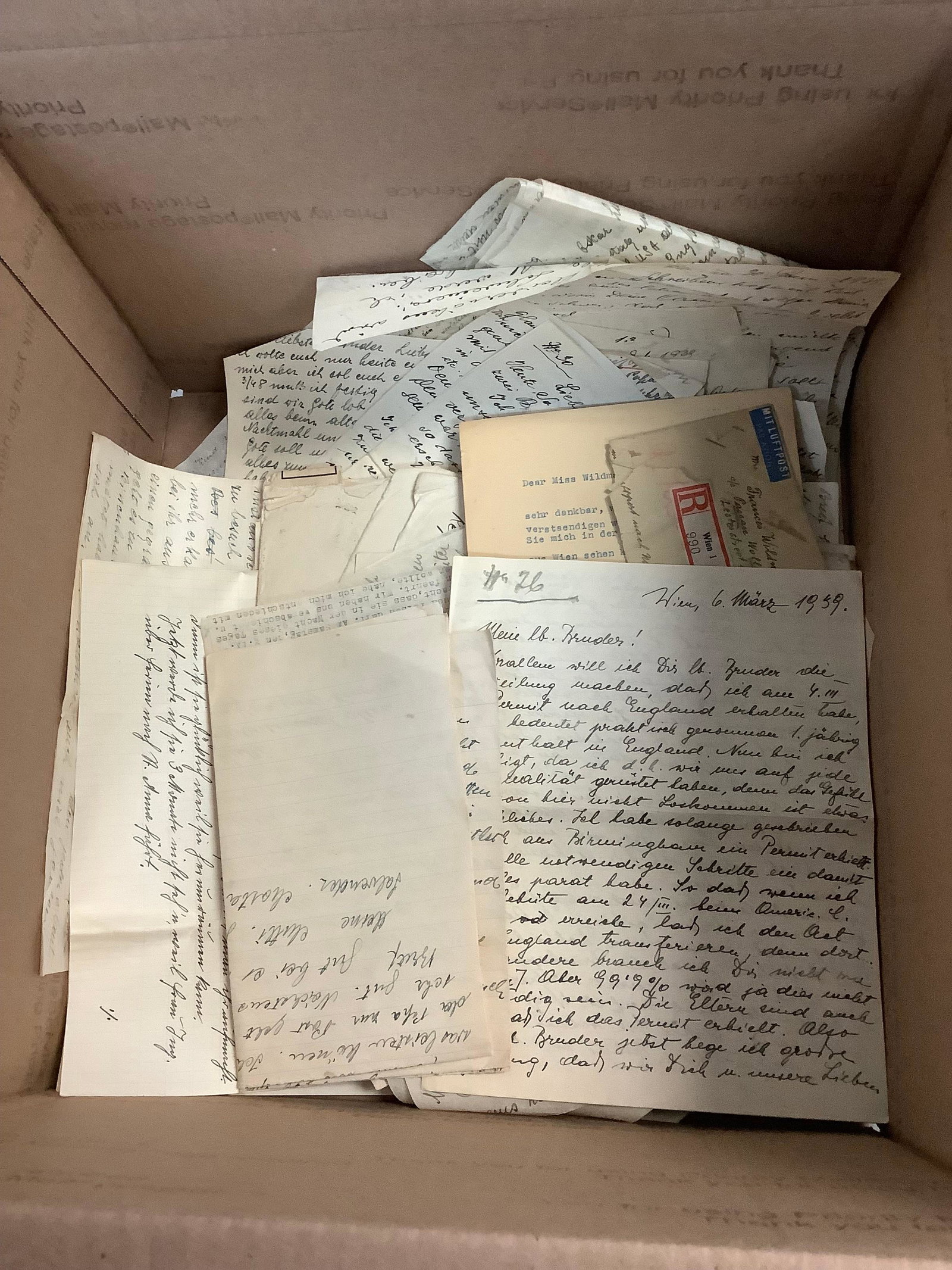 Ephemera German War letter - no pay from last auction (1 of 1)
