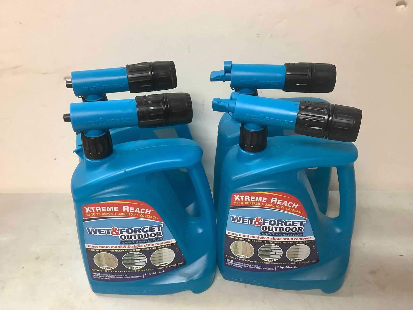 *new* Lot Of 4 Xtreme Reach Wet & Outdoor Moss Mold Mildew Algae