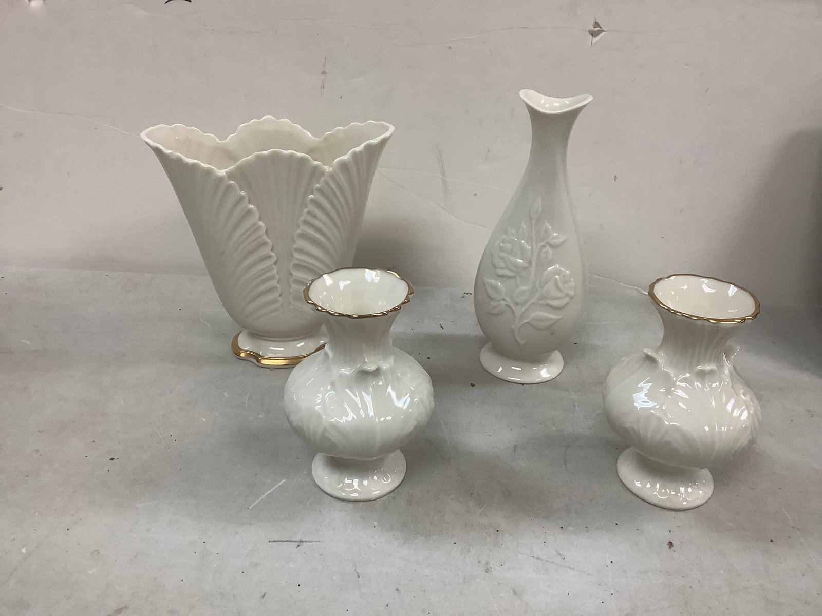 Lot of Lenox Vases Made in USA Tallest 7": Lot of Lenox Vases Made in USA Tallest 7"