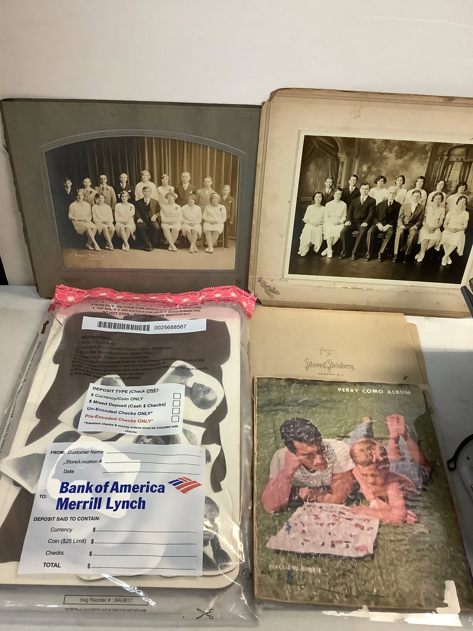 vintage perry Como album Silver and Steinberg portrait and more: vintage perry Como album Silver and Steinberg portrait and more
