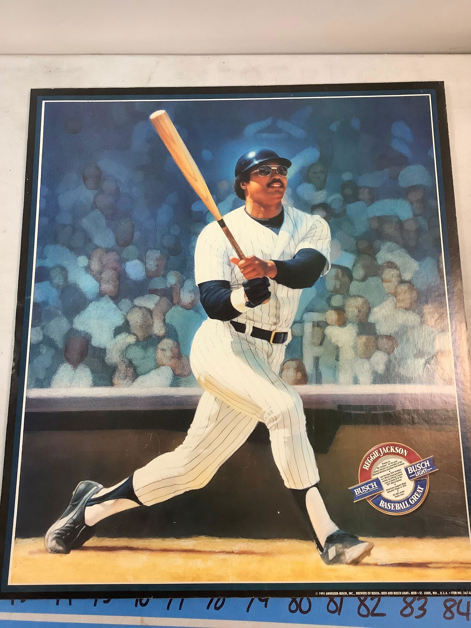 Busch beer baseball Reggie Jackson posters: Busch beer baseball Reggie Jackson posters