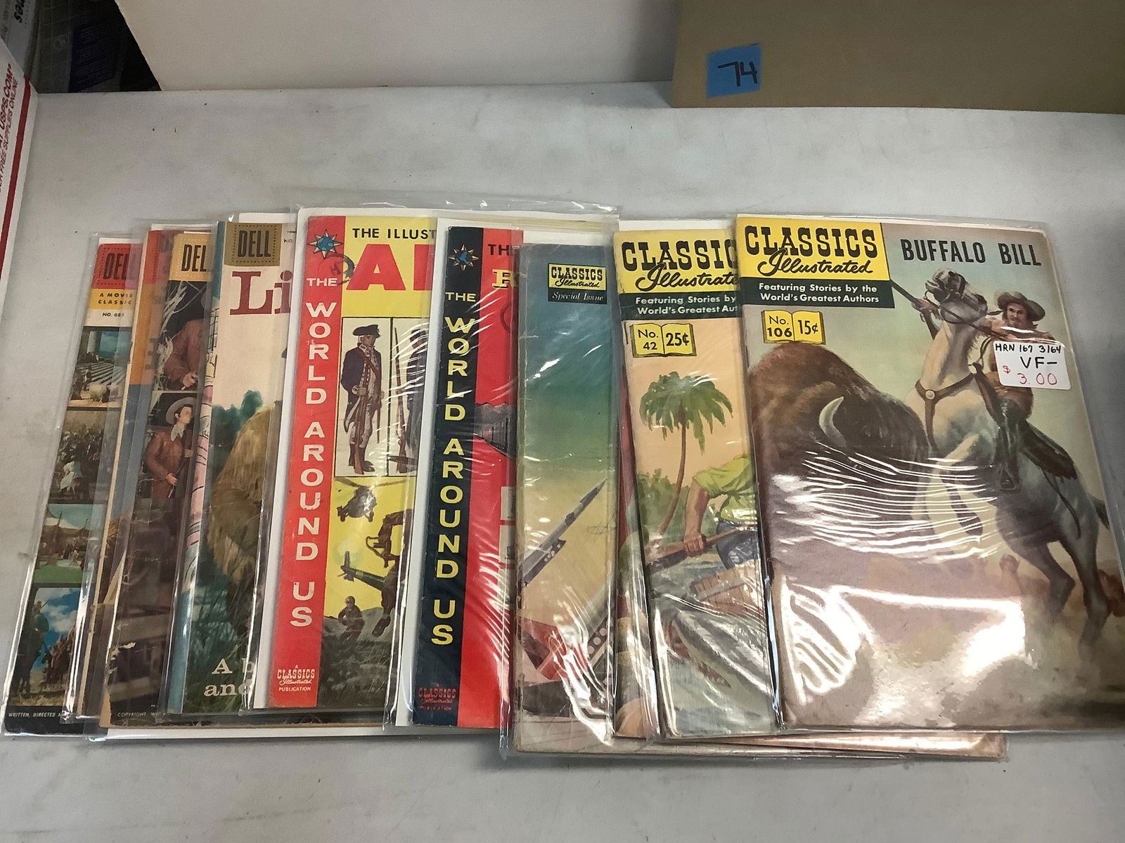 lot of Classics Illustrated comics (1 of 1)