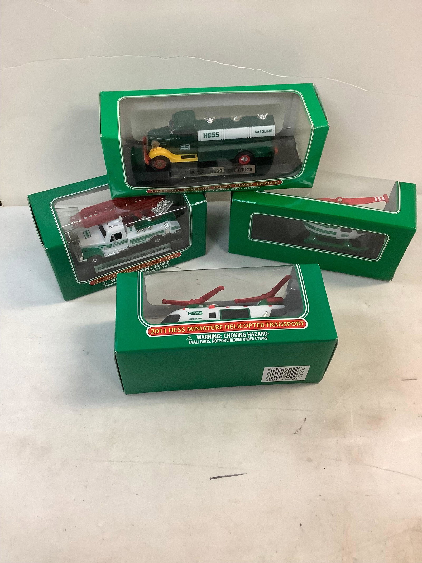 Lot of Hess miniature helicopter transport: Lot of Hess miniature helicopter transport